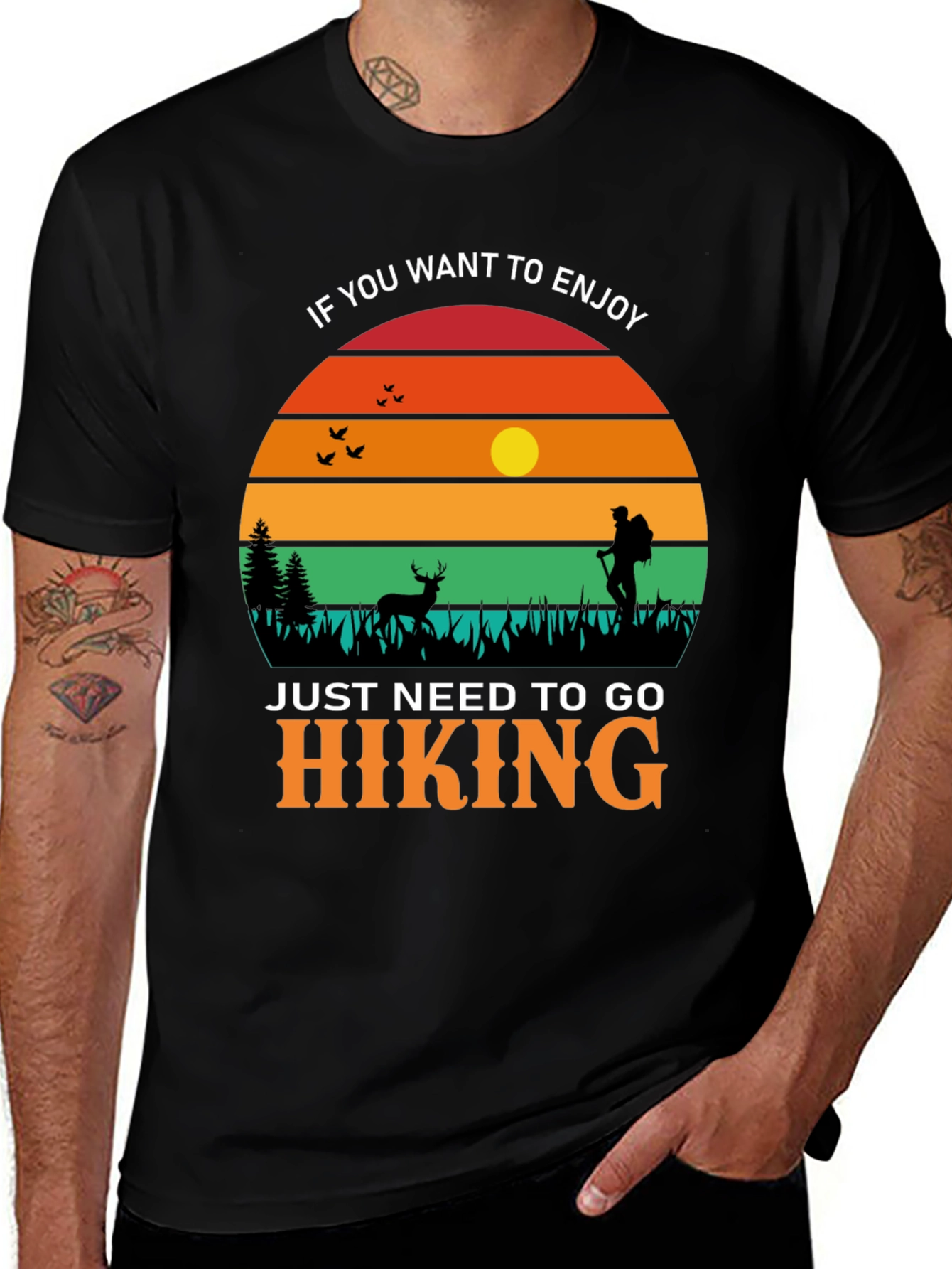 Enjoy Hiking T-Shirt - Outdoor Adventure Tee