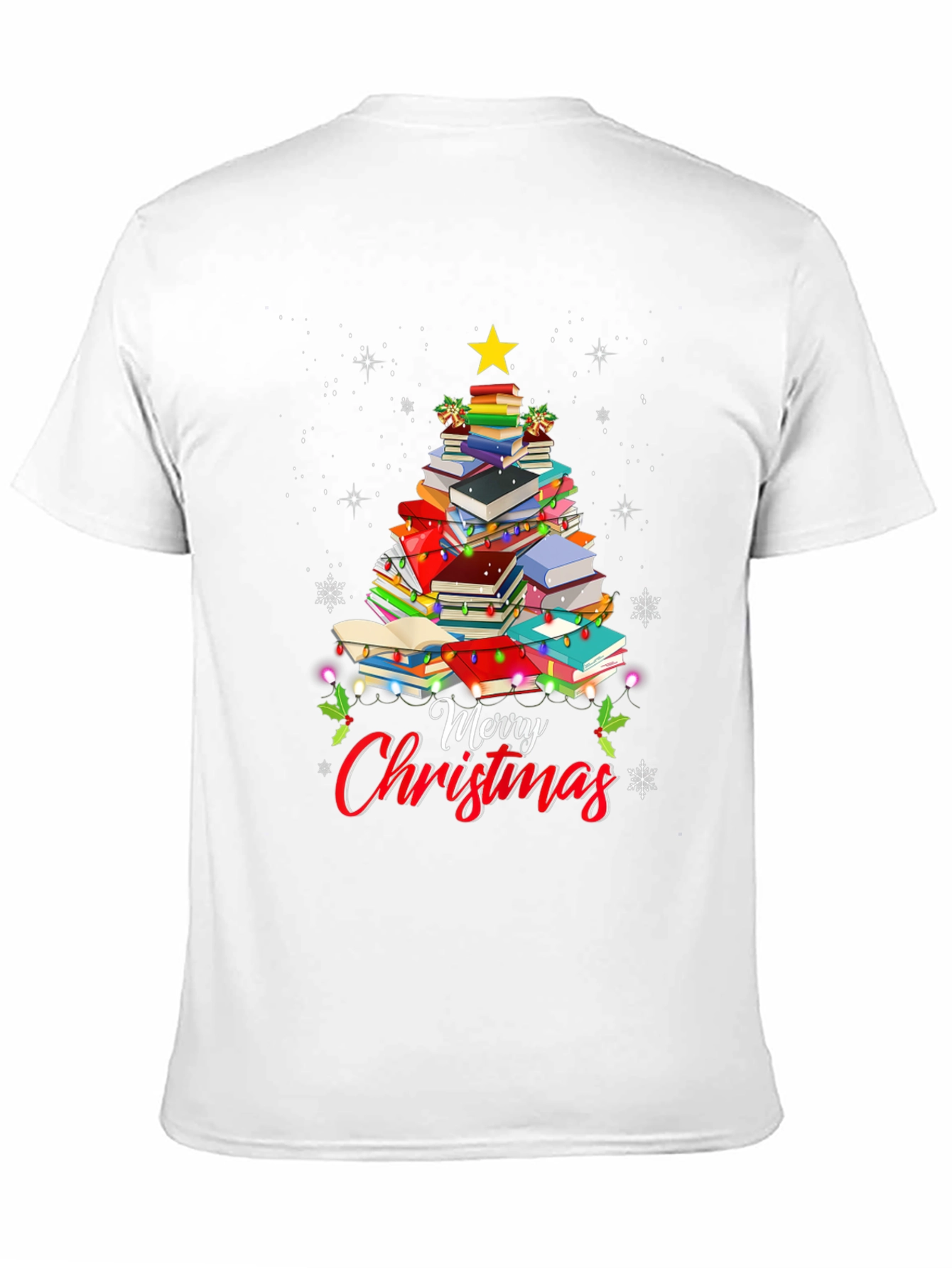 Book Christmas Tree T-Shirt