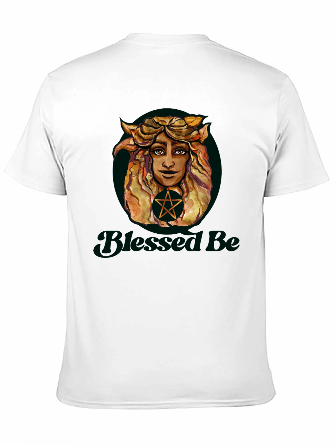 Blessed Be Witch T-Shirt - Dark Pagan Design