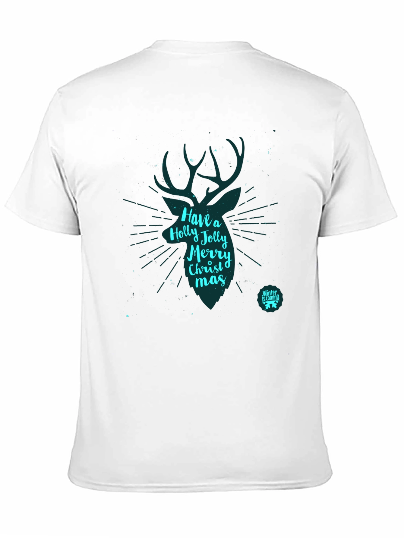 Festive Holiday Deer Graphic T-Shirt