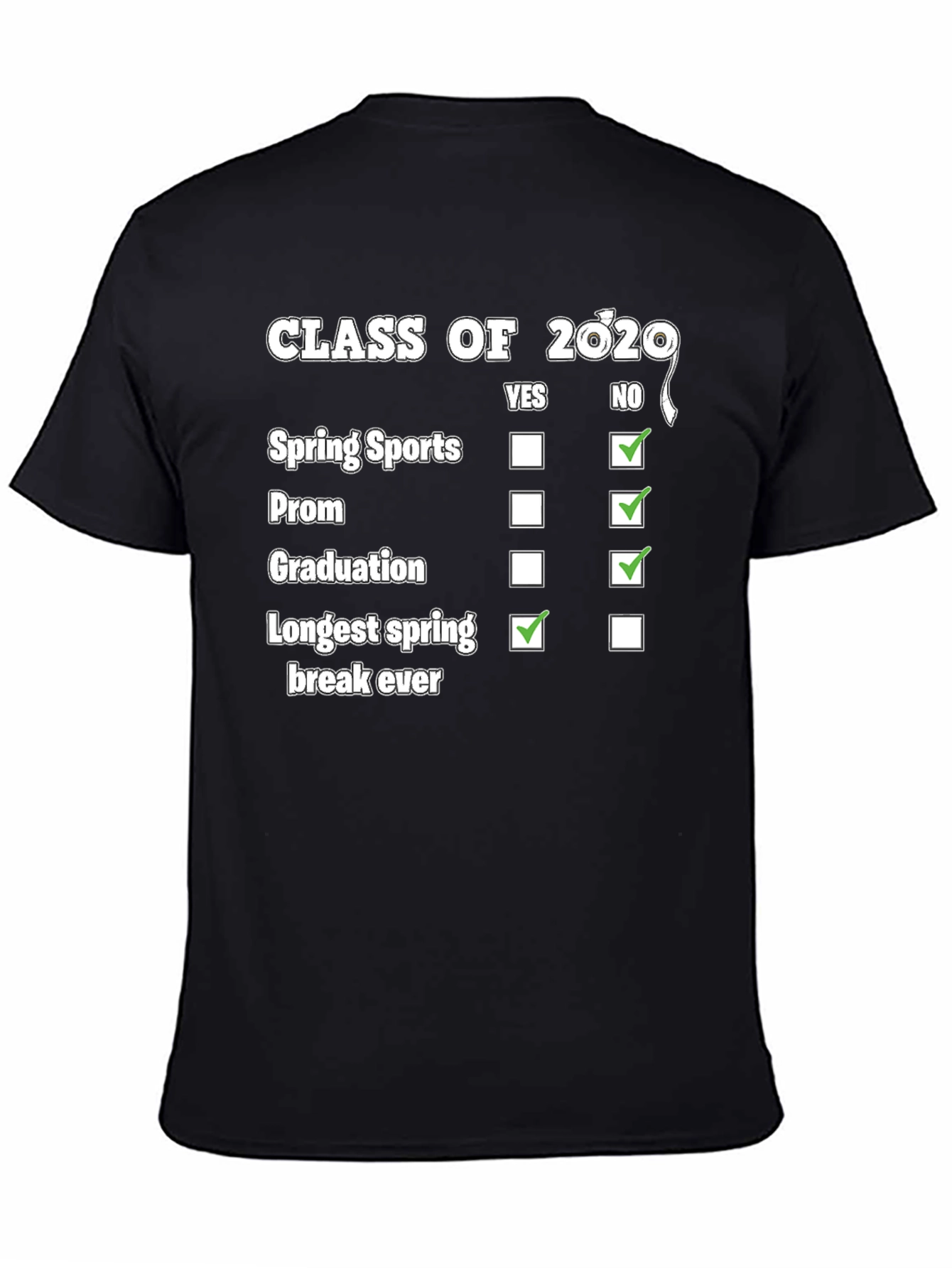 Class of 2020 T-Shirt Novelty Graduation Gift