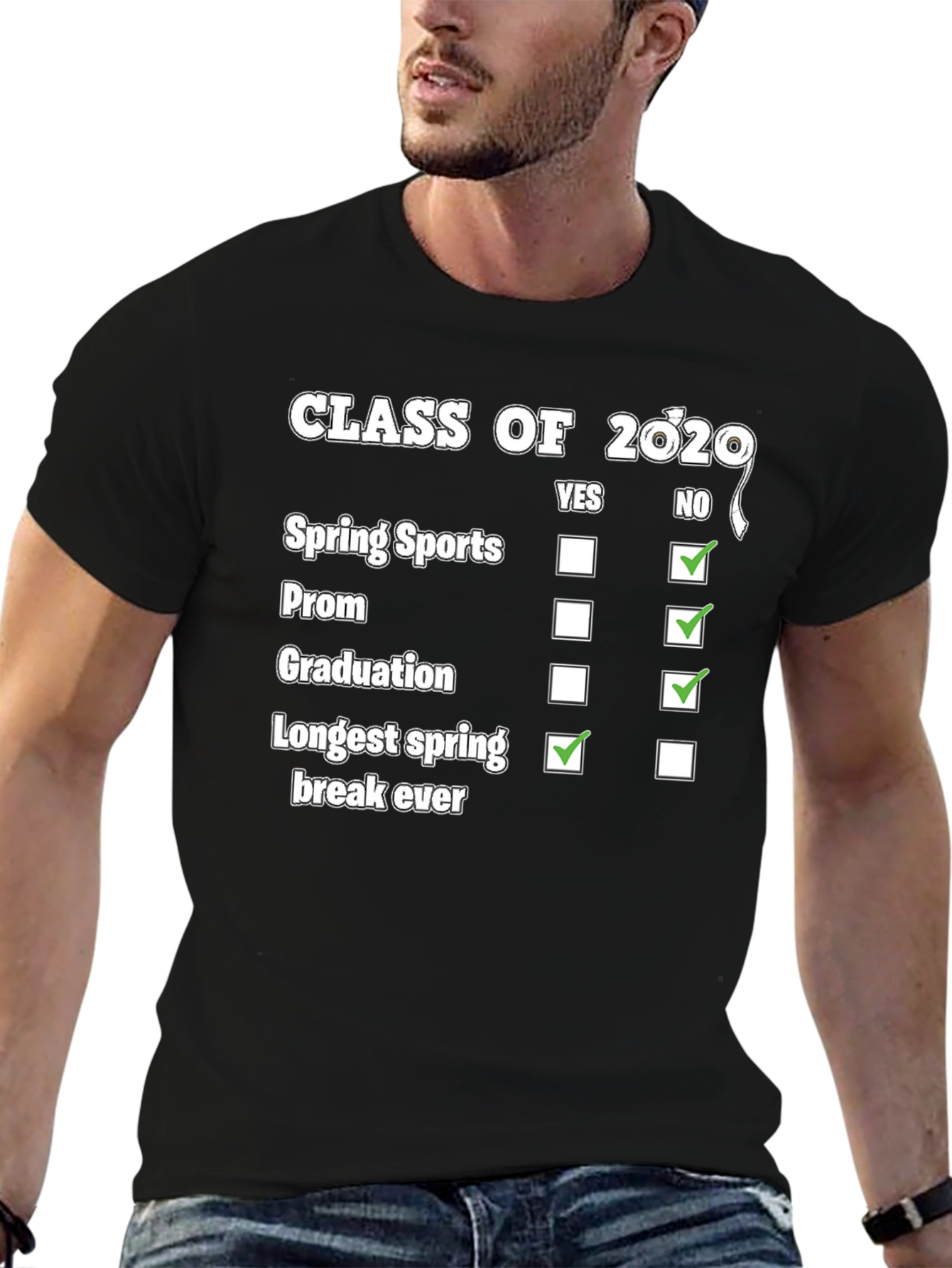 Class of 2020 T-Shirt Novelty Graduation Gift