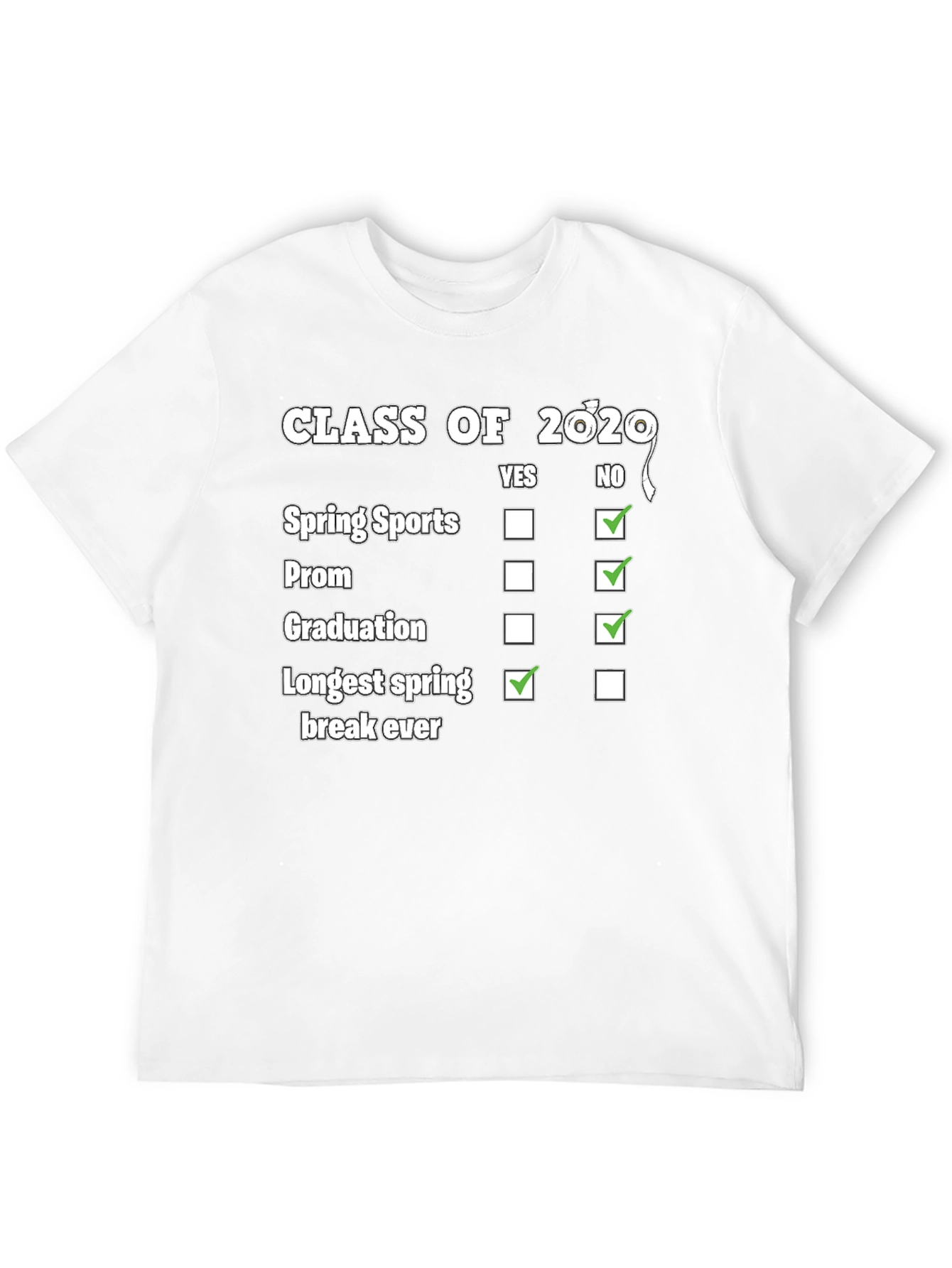 Class of 2020 T-Shirt Novelty Graduation Gift