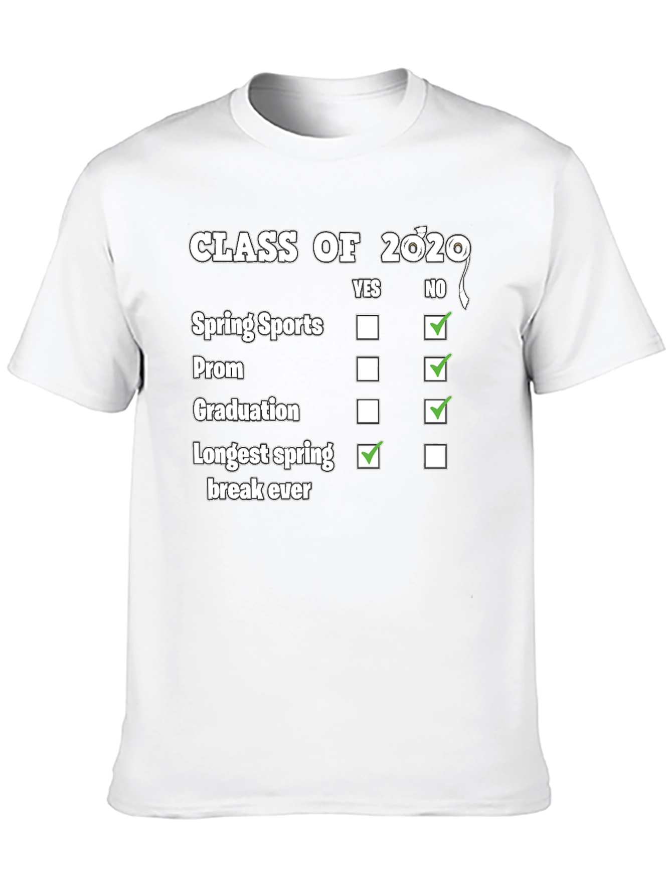 Class of 2020 T-Shirt Novelty Graduation Gift