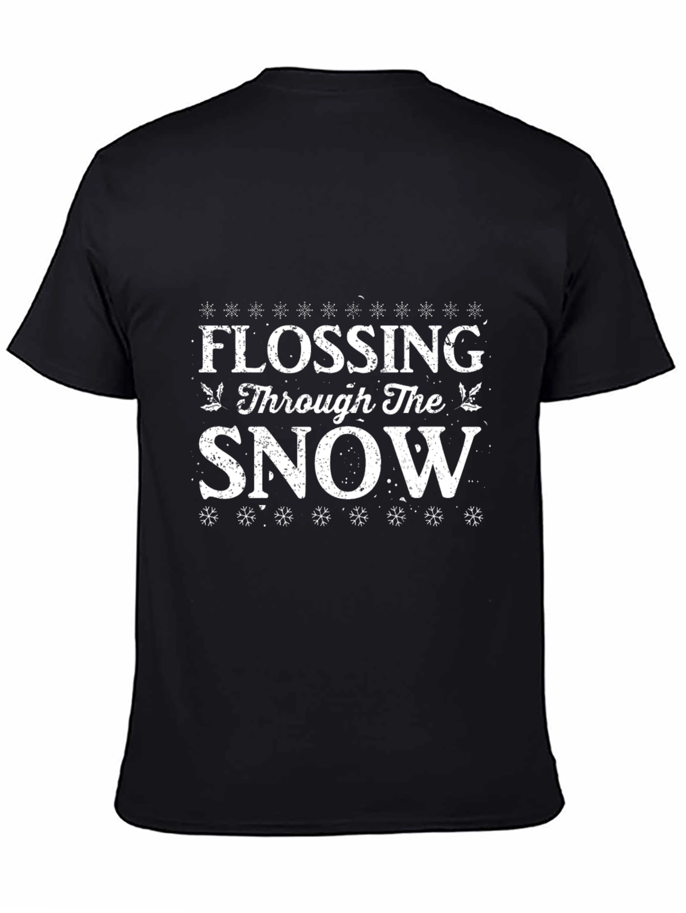 Flossing Through The Snow Holiday T-Shirt