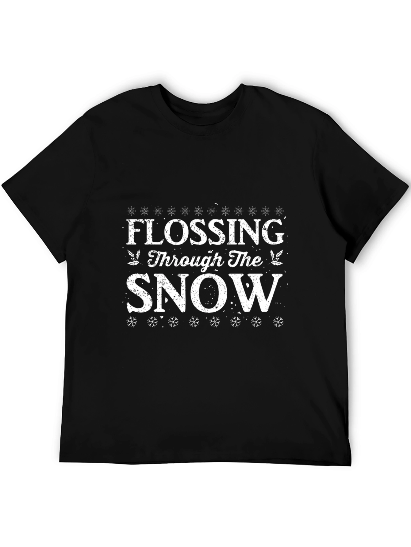 Flossing Through The Snow Holiday T-Shirt