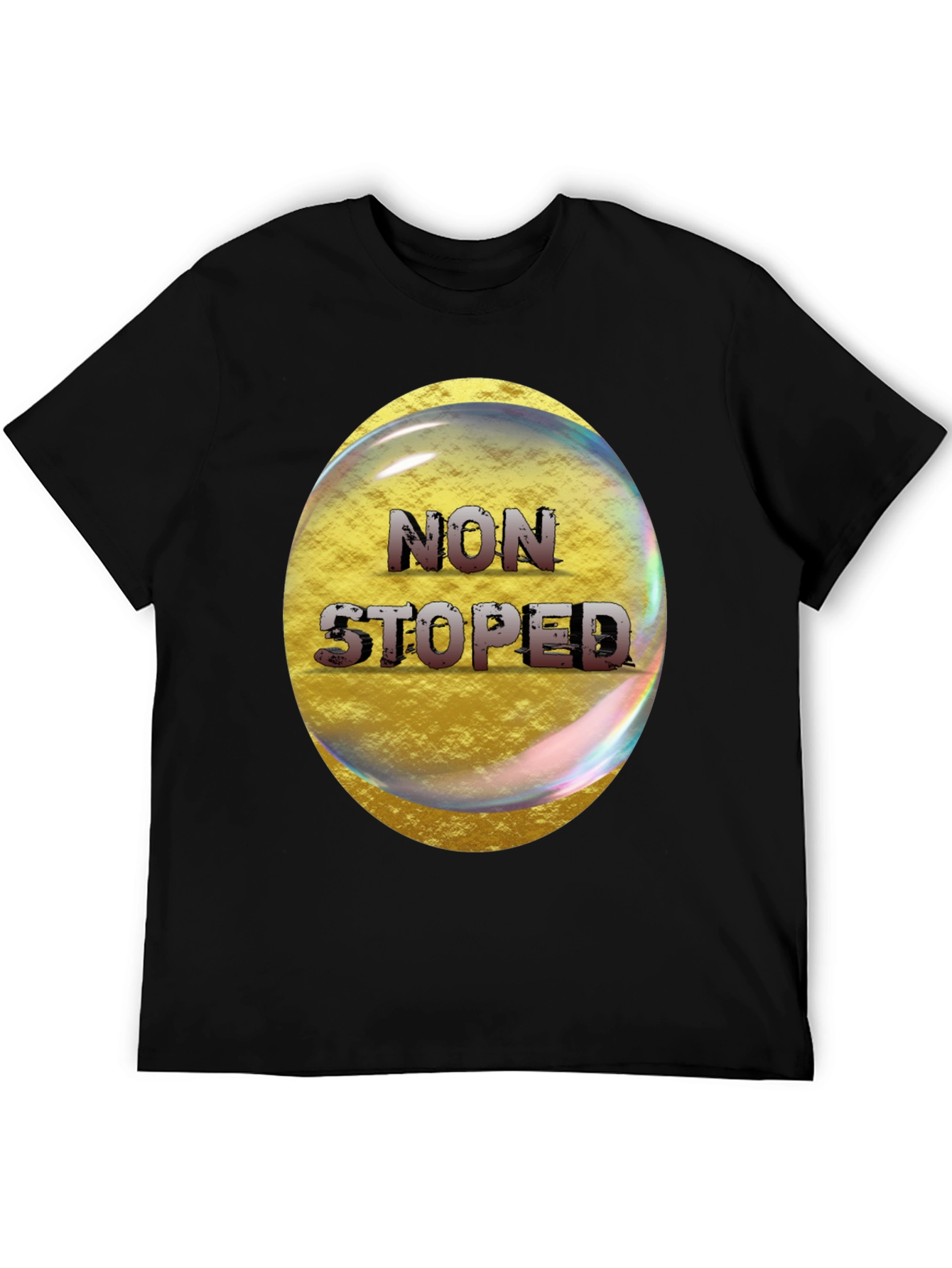 Non Stop Graphic T-Shirt - Mens Black Tee