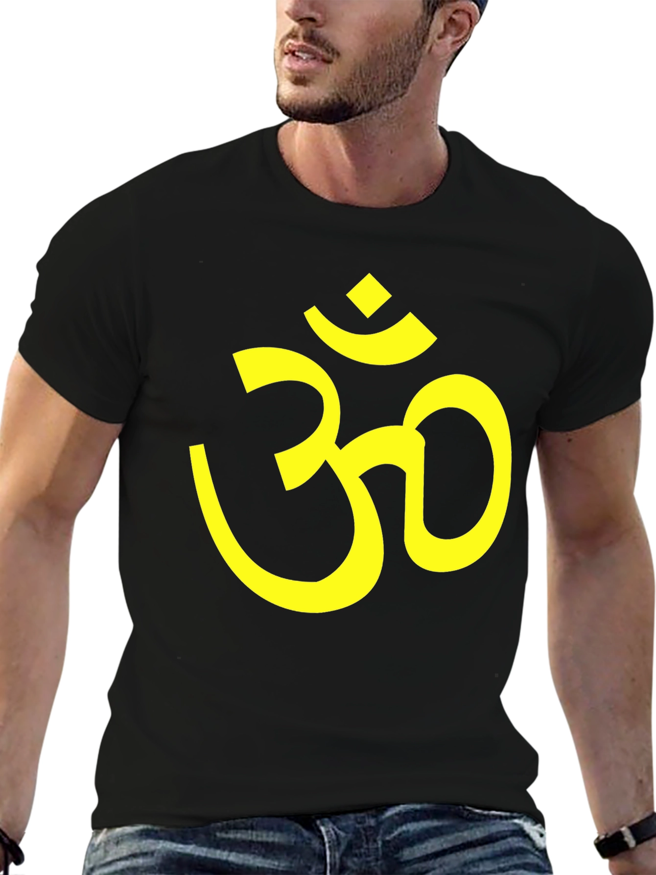 Om Symbol Graphic T-Shirt - Stylish Casual Wear
