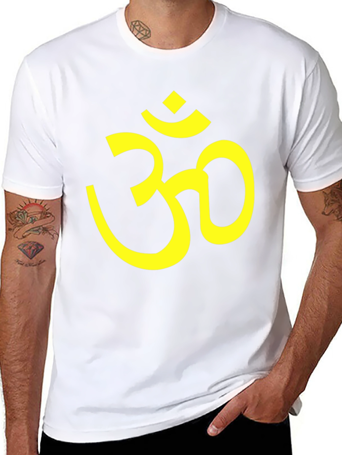 Om Symbol Graphic T-Shirt - Stylish Casual Wear