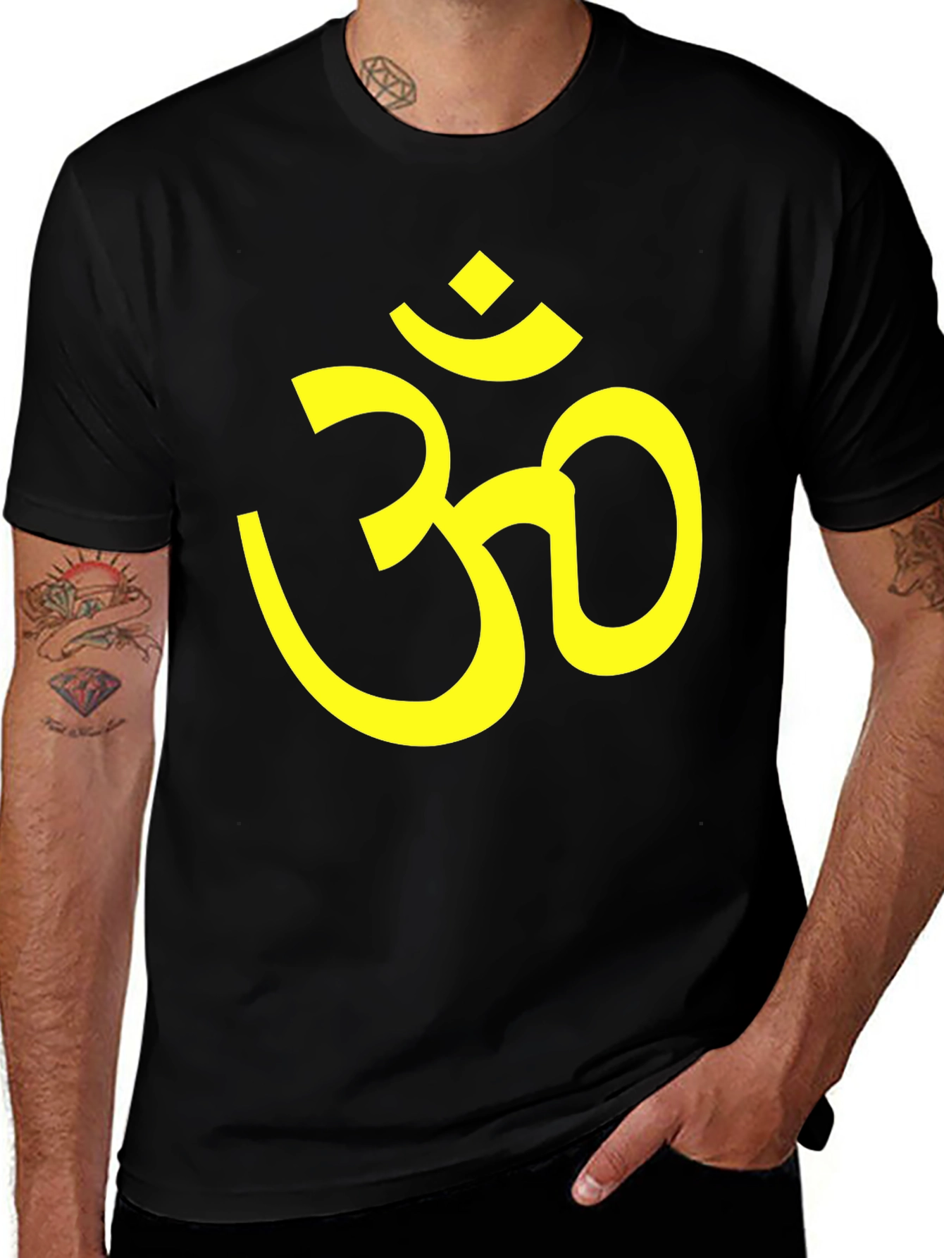 Om Symbol Graphic T-Shirt - Stylish Casual Wear