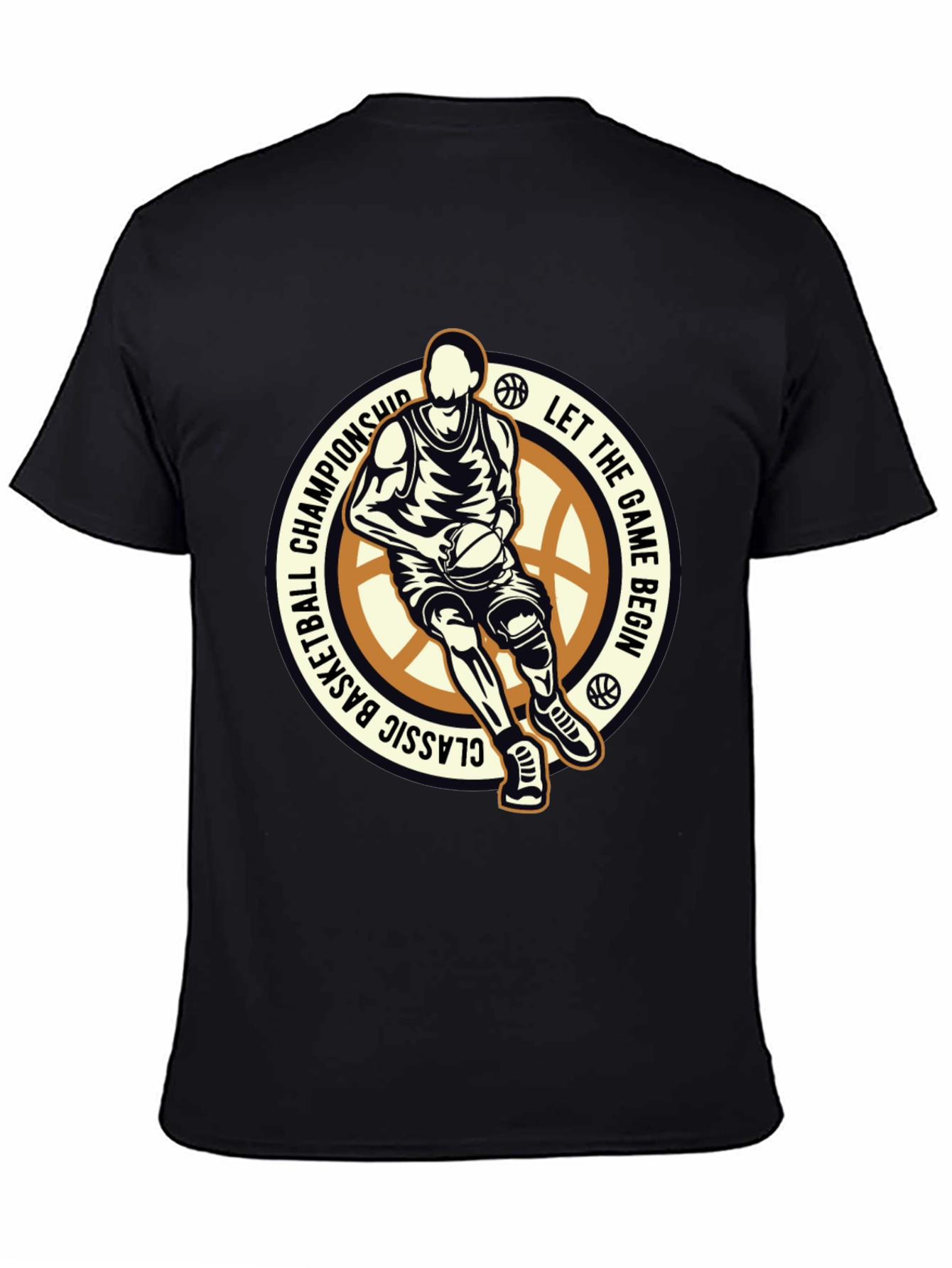 Classic Basketball Championship Graphic T-Shirt