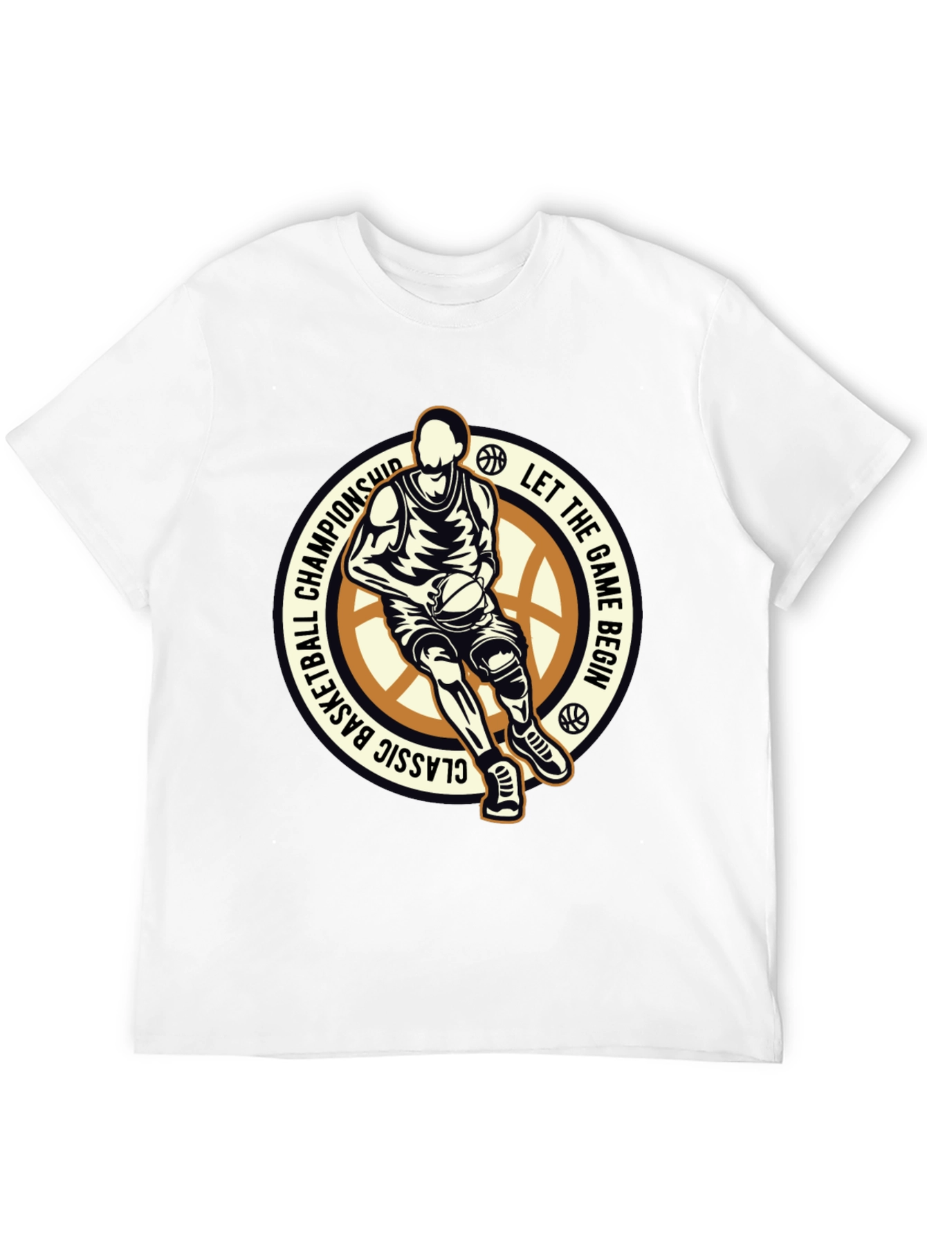Classic Basketball Championship Graphic T-Shirt