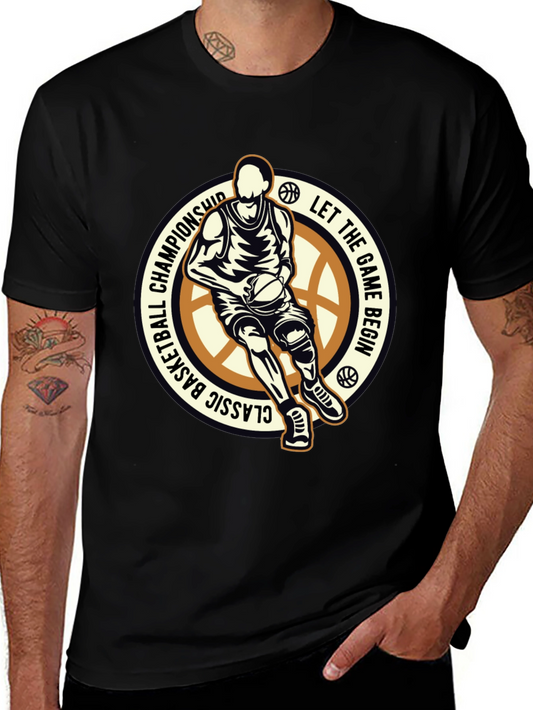 Classic Basketball Championship Graphic T-Shirt
