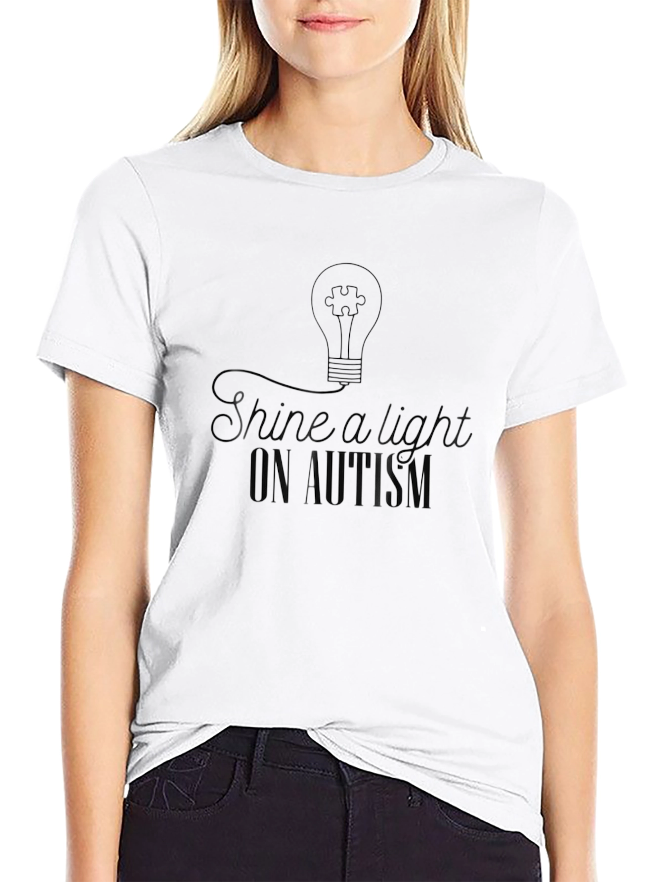 Shine a Light on Autism Awareness T-Shirt