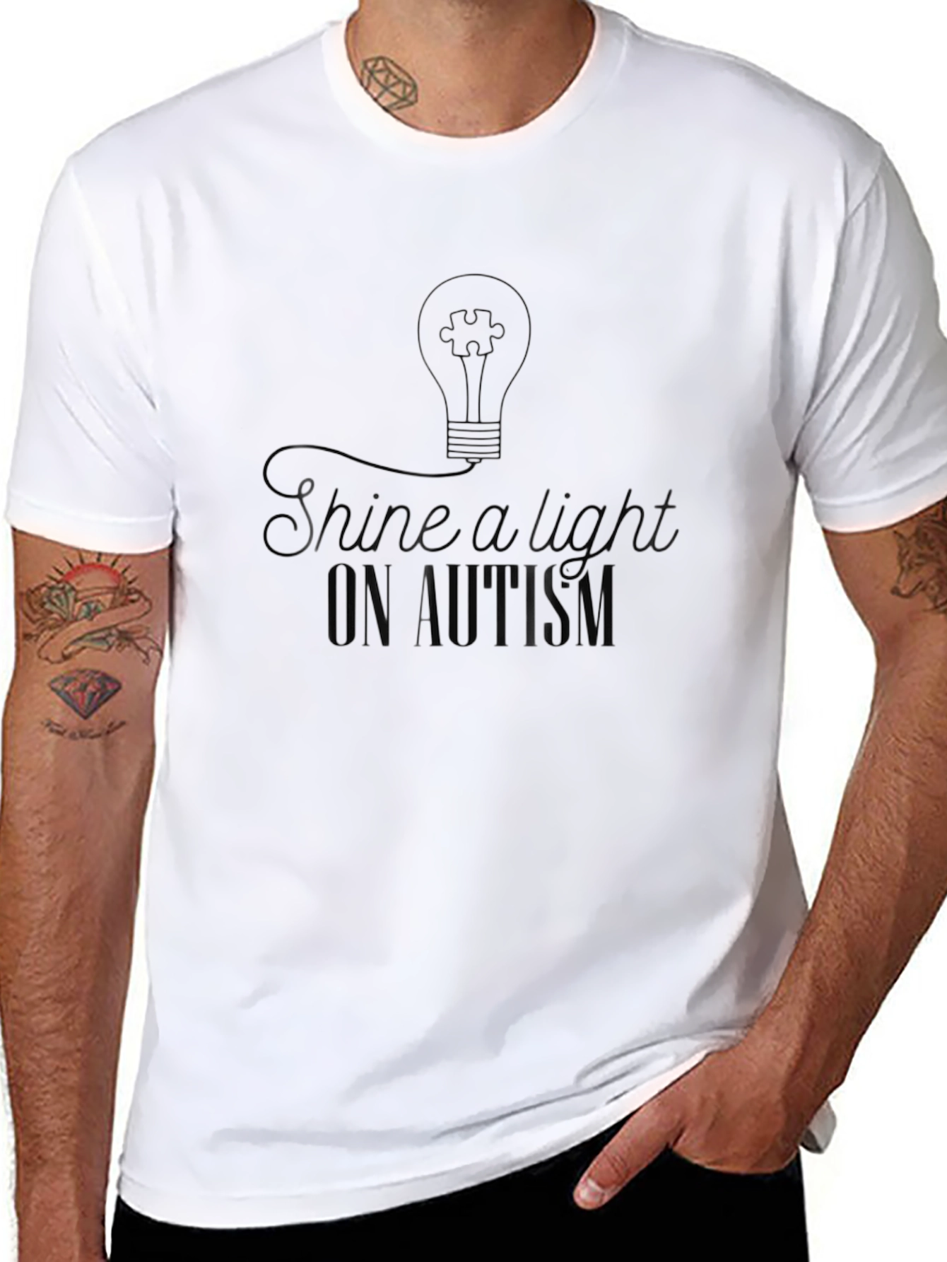Shine a Light on Autism Awareness T-Shirt