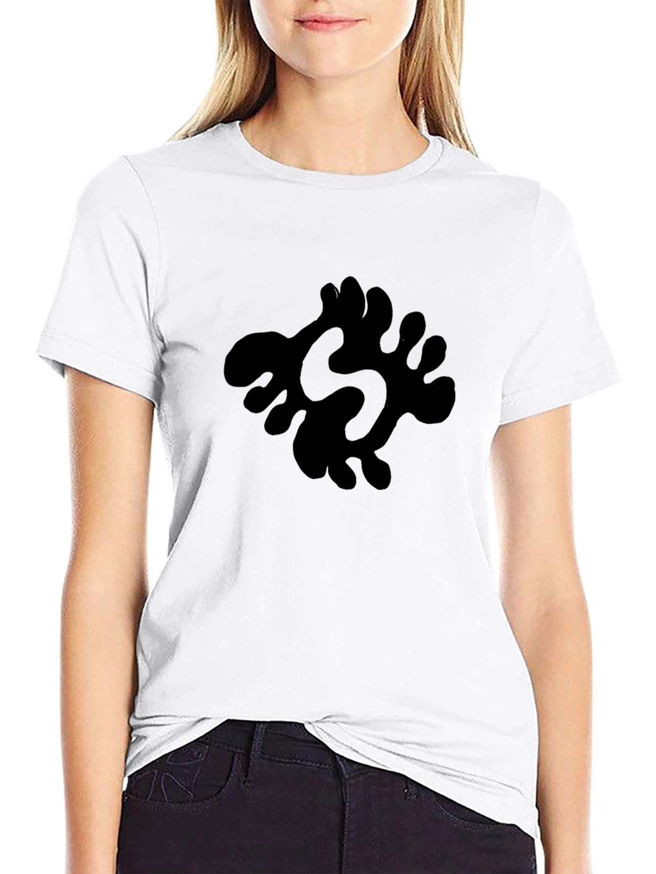 Abstract Graphic Print T-Shirt