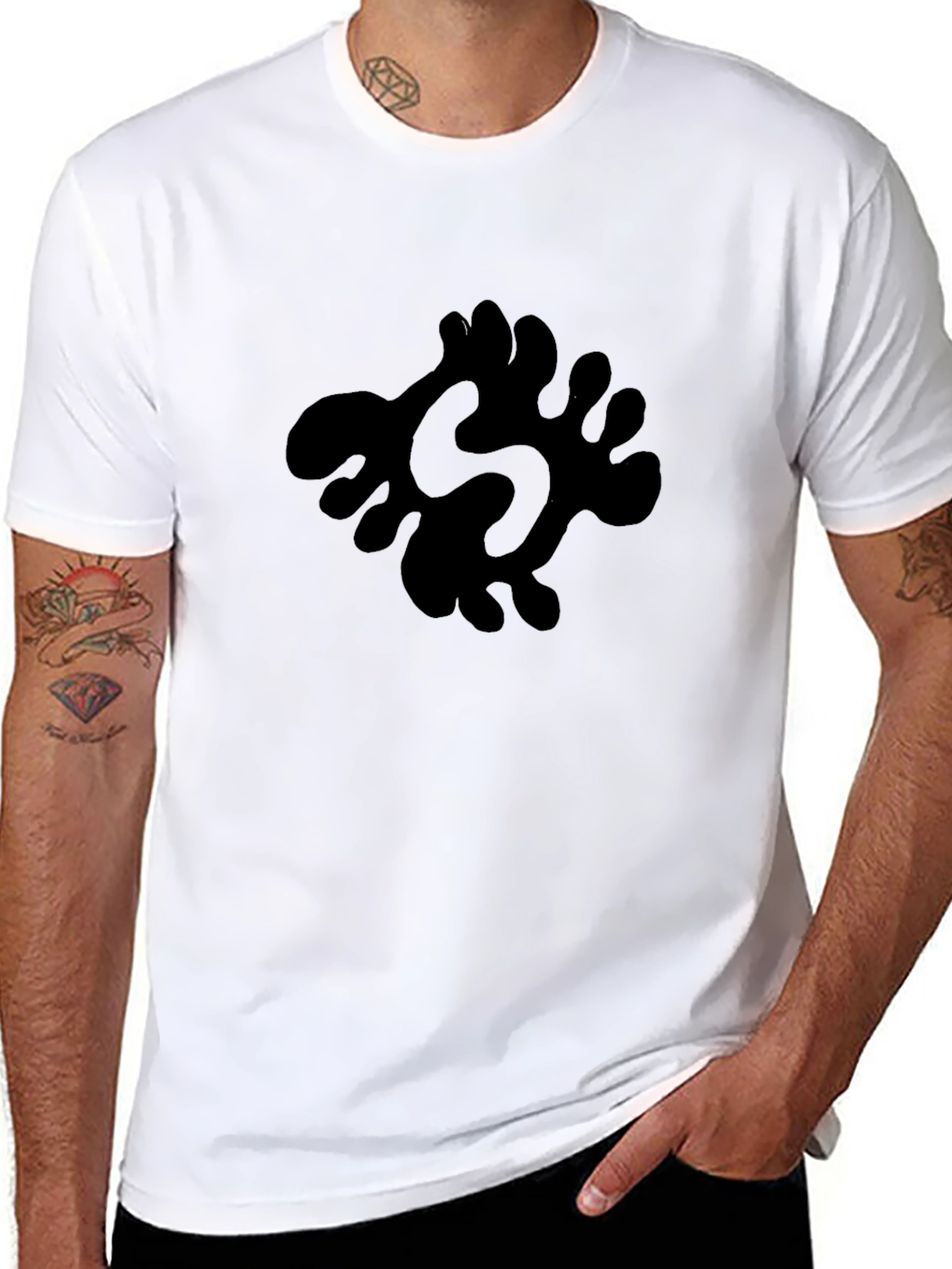 Abstract Graphic Print T-Shirt