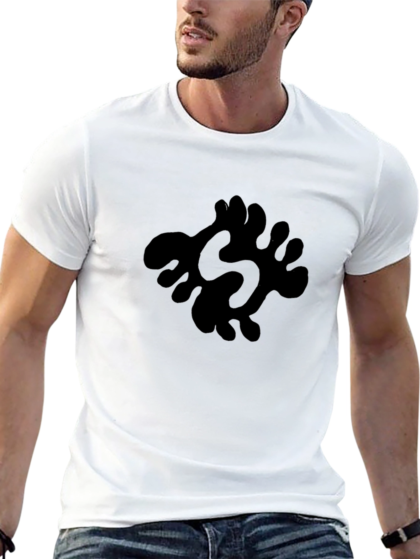 Abstract Graphic Print T-Shirt