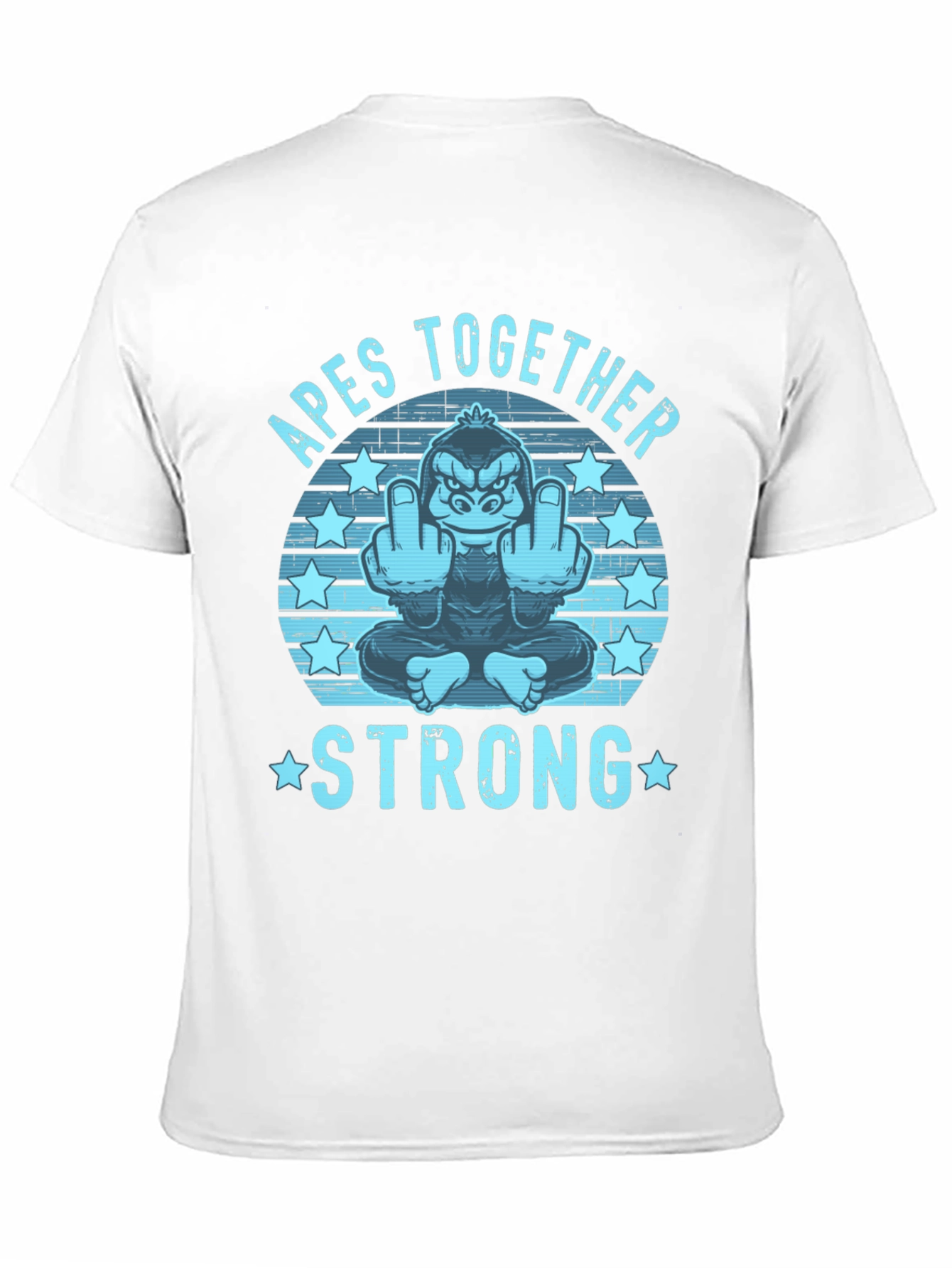Apes Together Strong Graphic Tee - Black