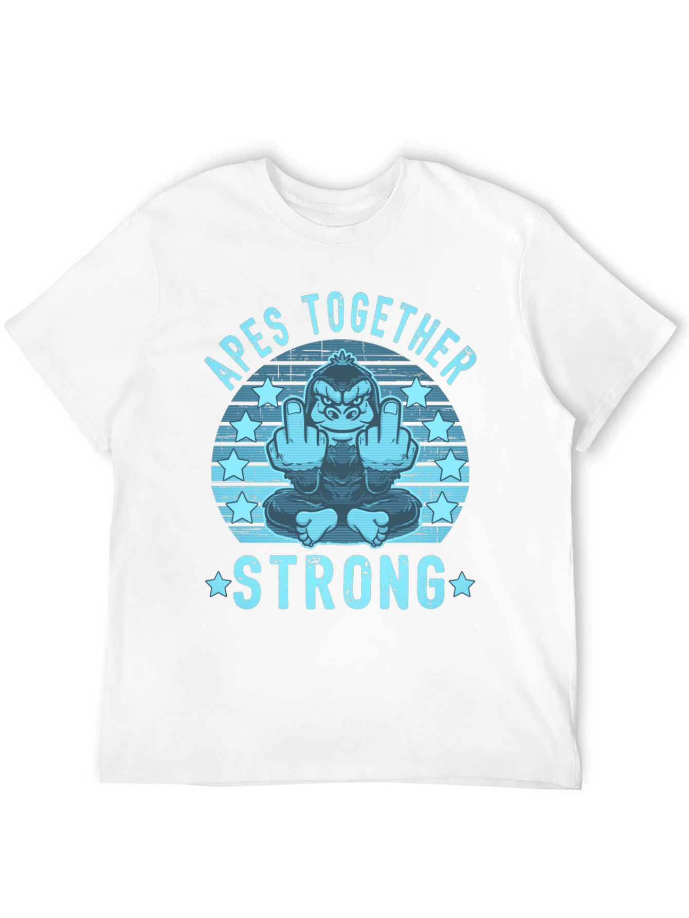Apes Together Strong Graphic Tee - Black
