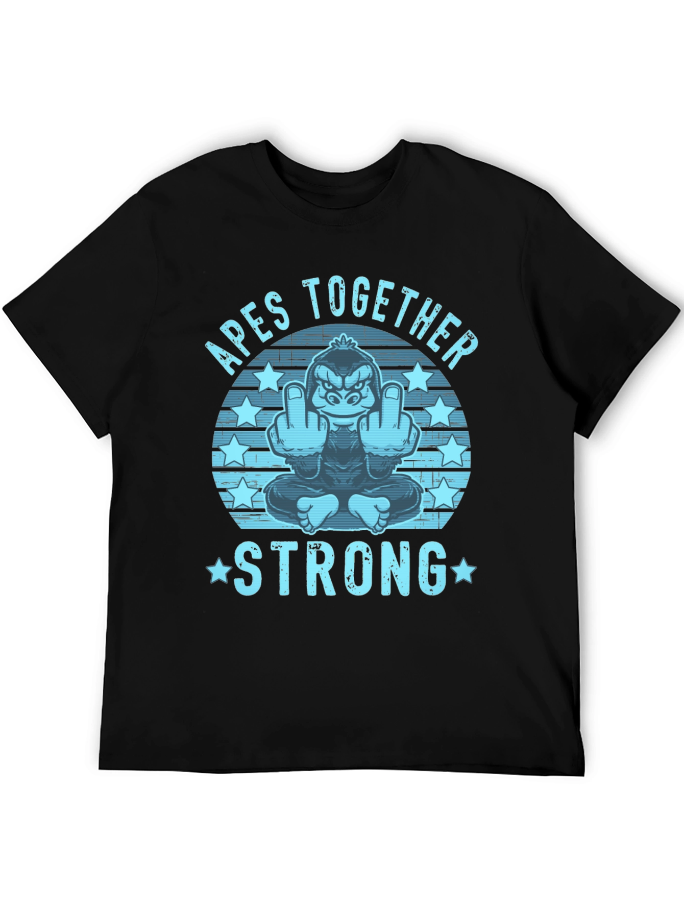 Apes Together Strong Graphic Tee - Black