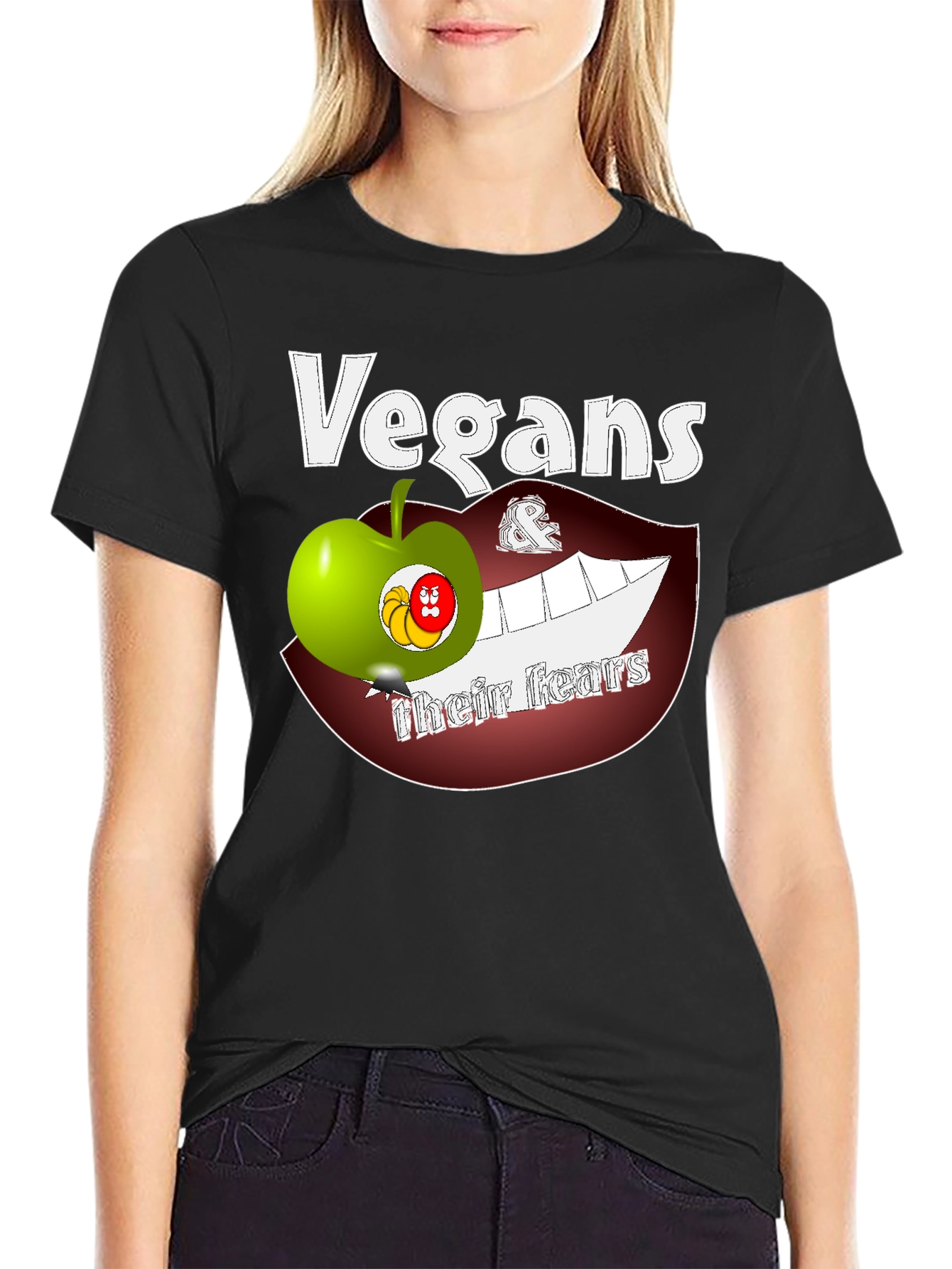 Vegans Their Fears Graphic T-Shirt