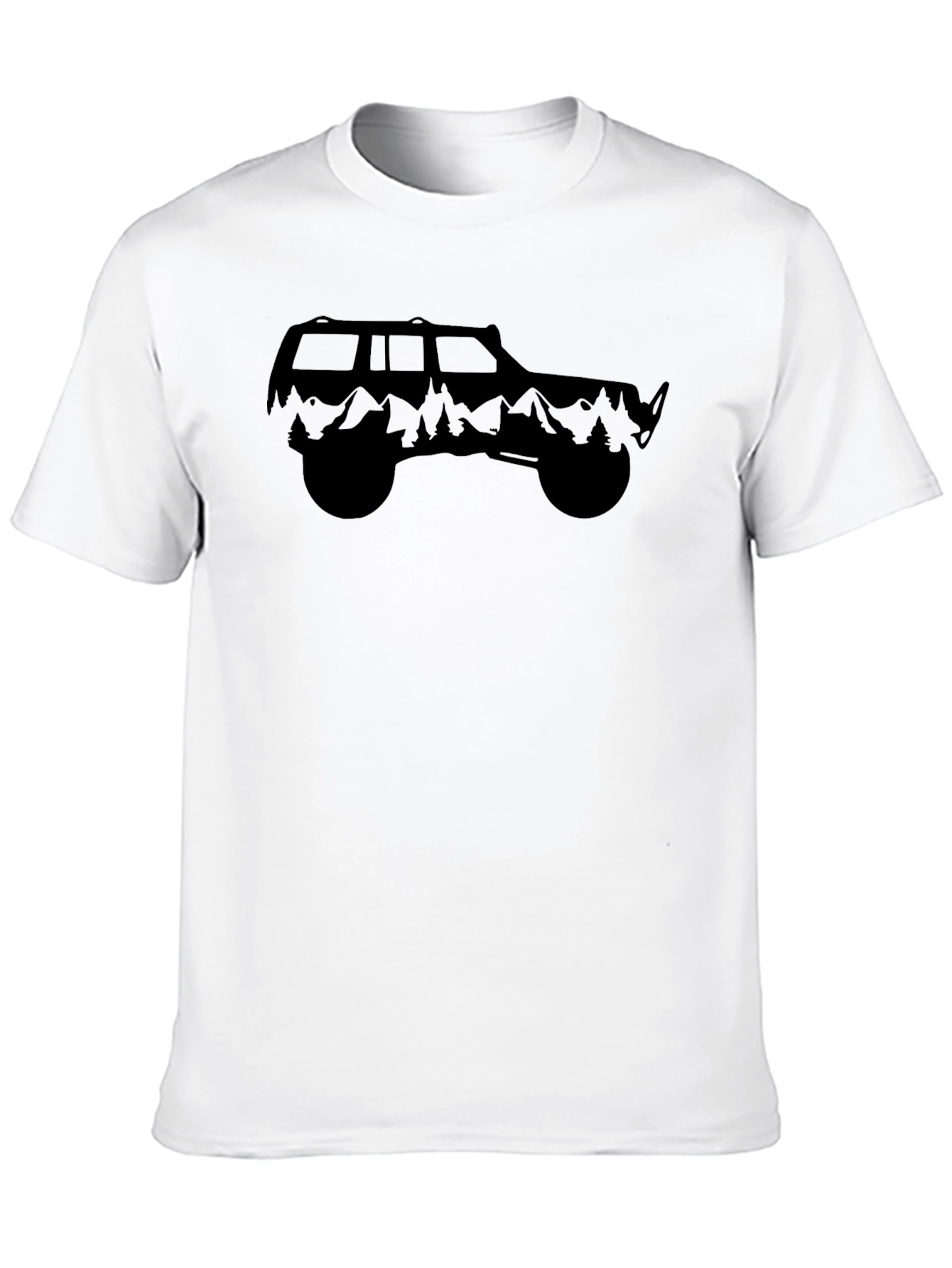 Off-Road Adventure T-Shirt: Mountain Jeep Design