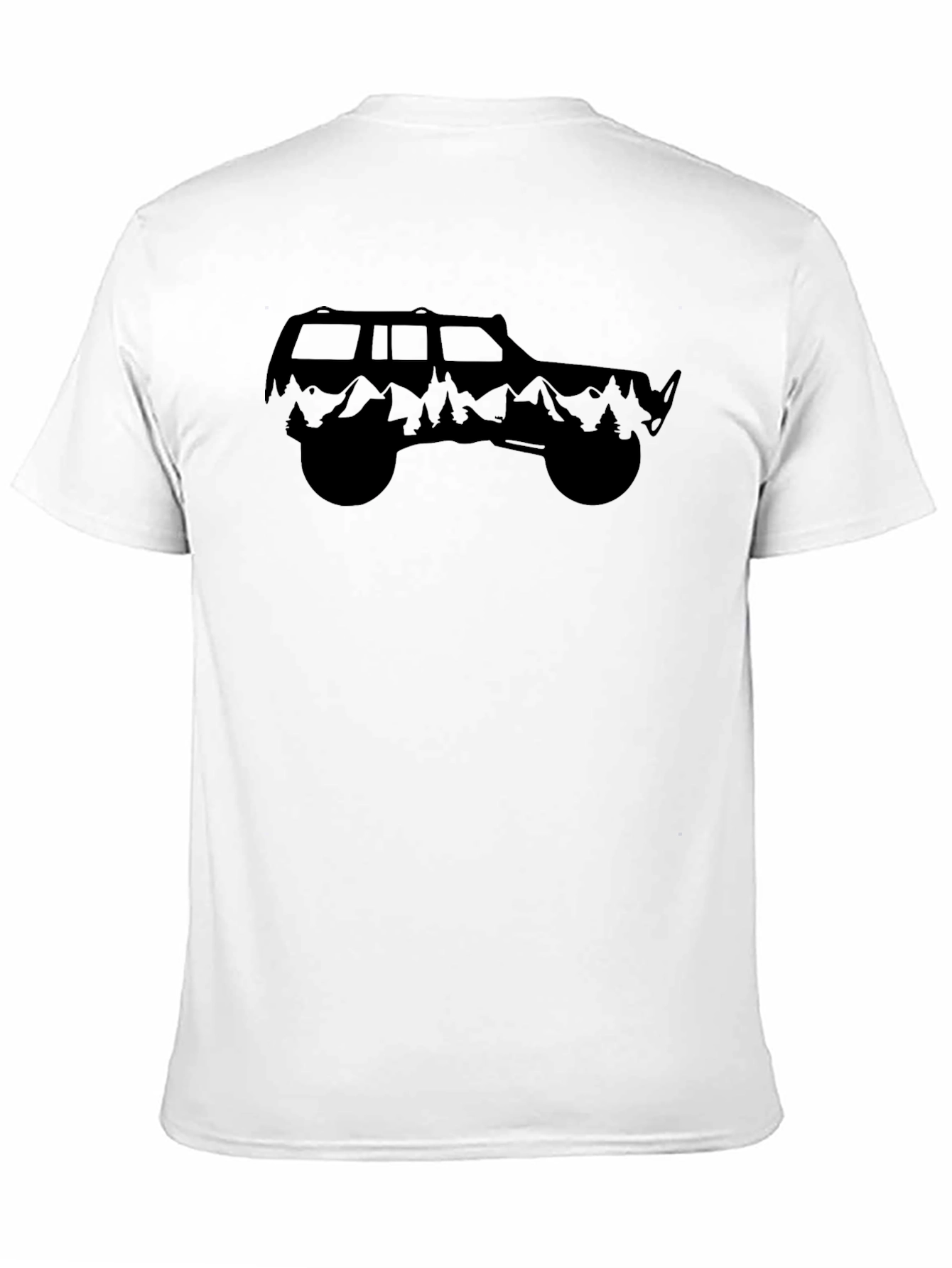 Off-Road Adventure T-Shirt: Mountain Jeep Design