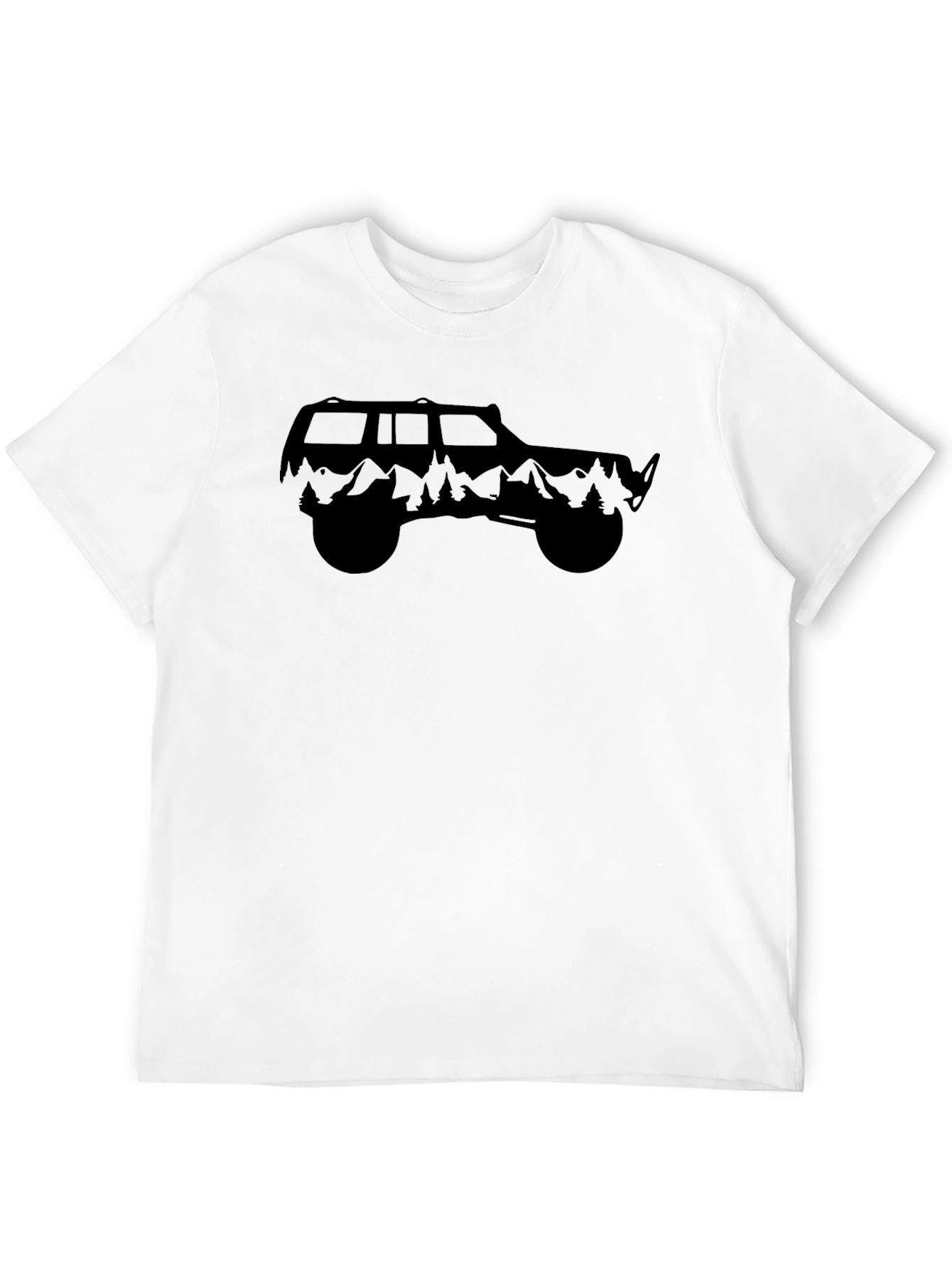 Off-Road Adventure T-Shirt: Mountain Jeep Design