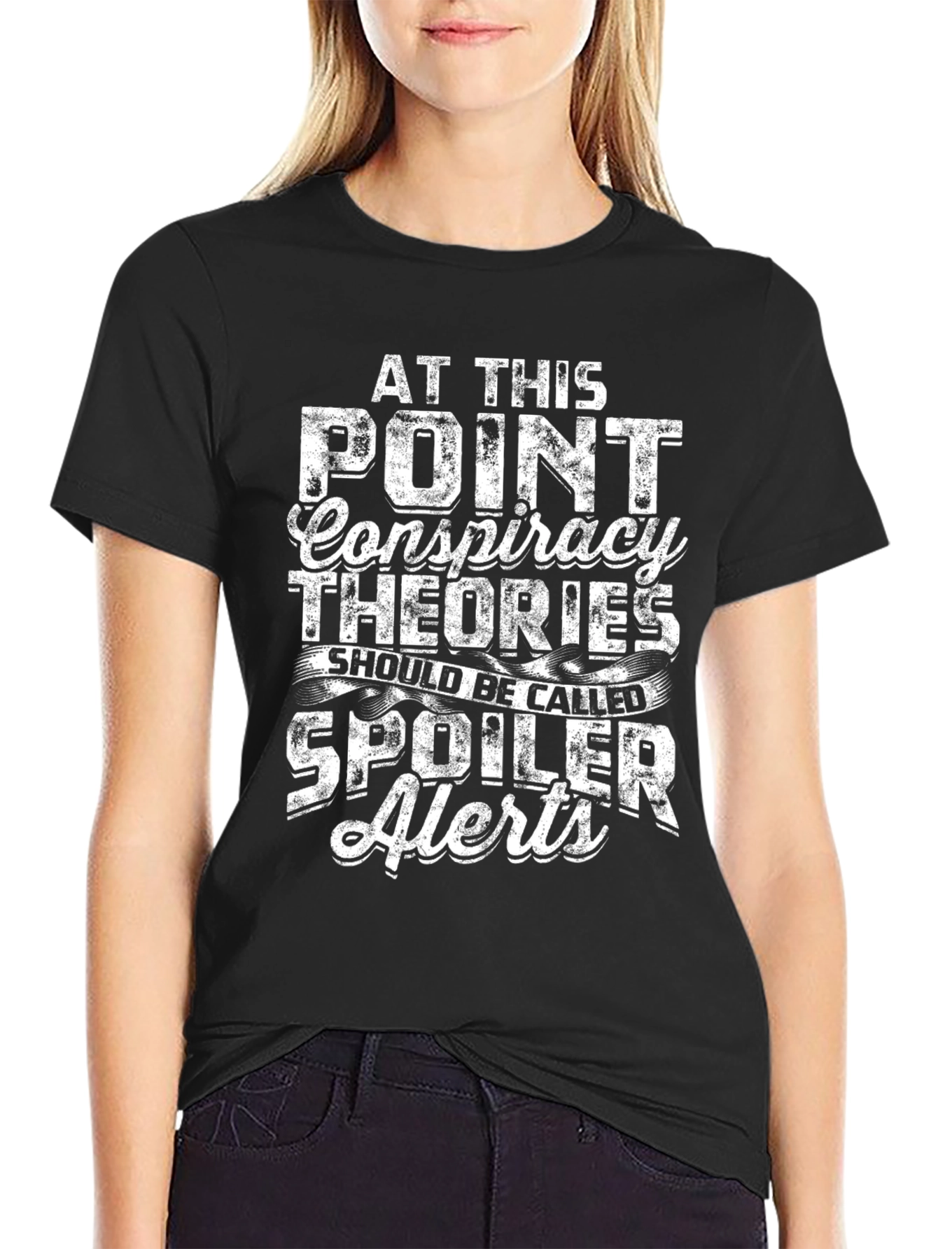 Conspiracy Theories Spoiler Alert Graphic T-Shirt