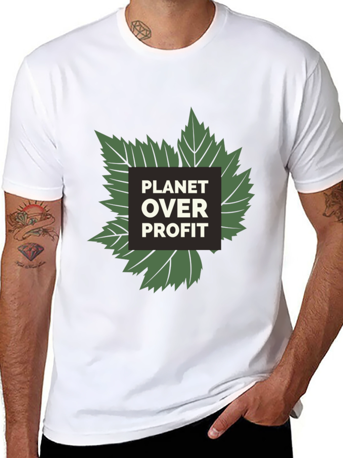 Planet Over Profit Graphic Tee