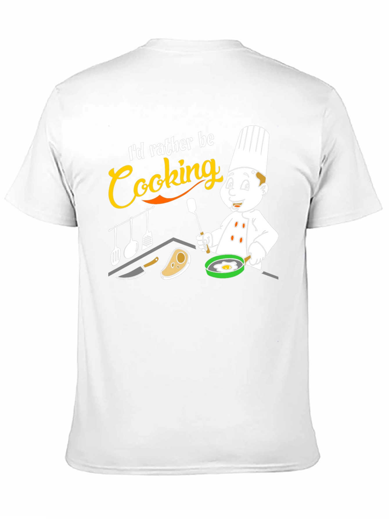 Id Rather Be Cooking T-Shirt Chef Gift