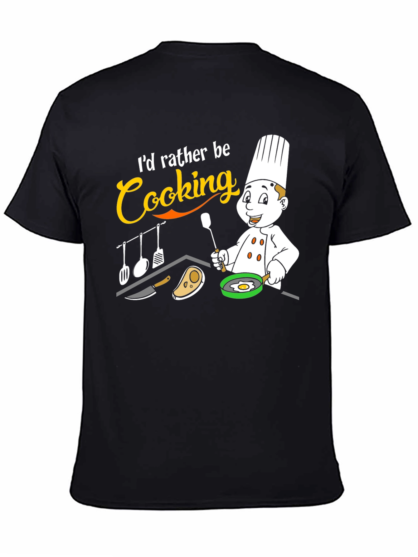 Id Rather Be Cooking T-Shirt Chef Gift