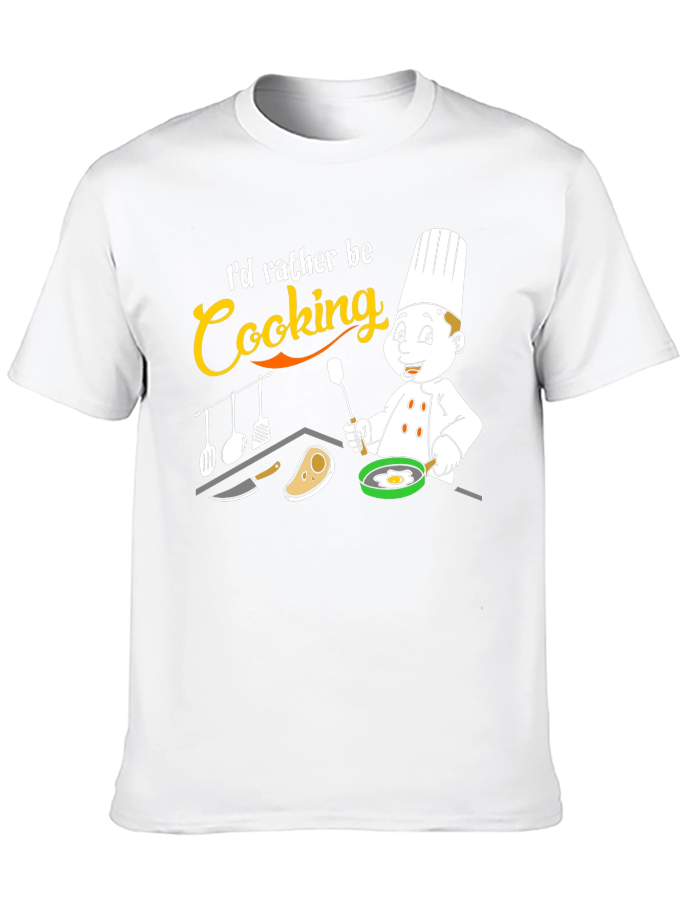 Id Rather Be Cooking T-Shirt Chef Gift