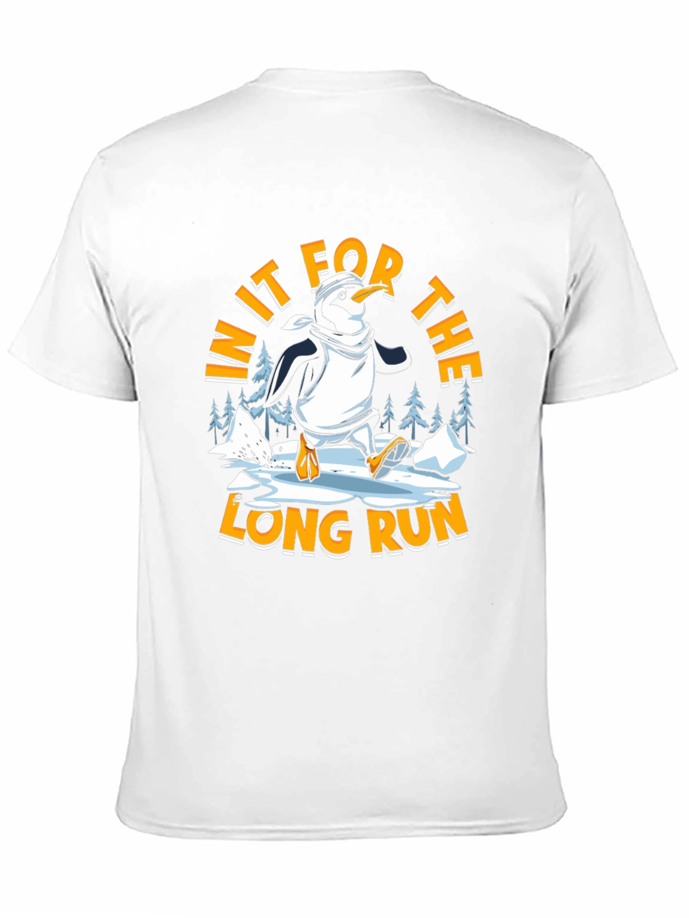Penguin Running Black T-shirt
