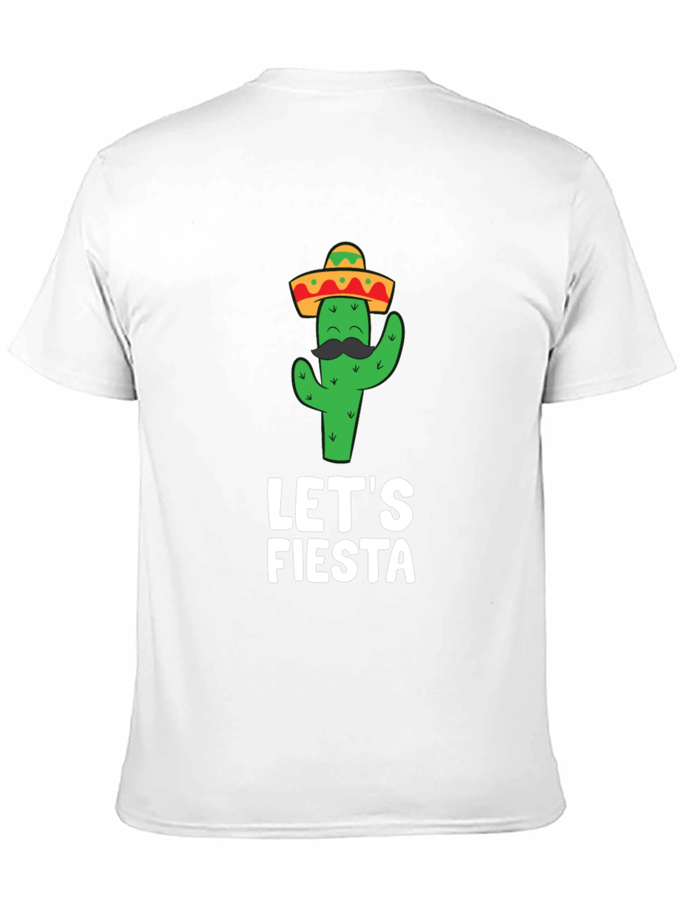 Lets Fiesta Cactus T-Shirt - Mens Short Sleeve