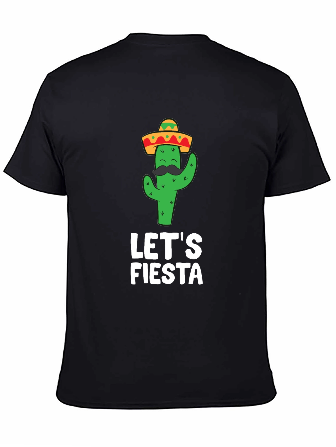 Lets Fiesta Cactus T-Shirt - Mens Short Sleeve