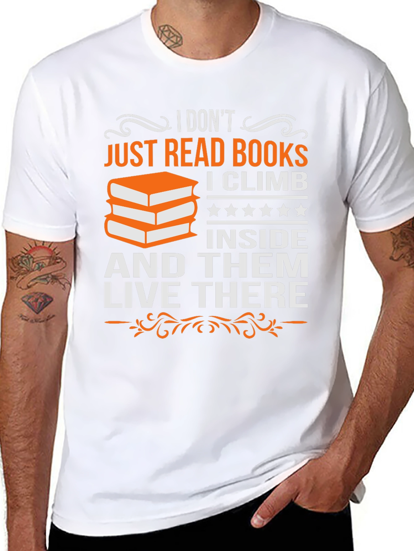 Book Lover T-Shirt: Climb Inside and Live There