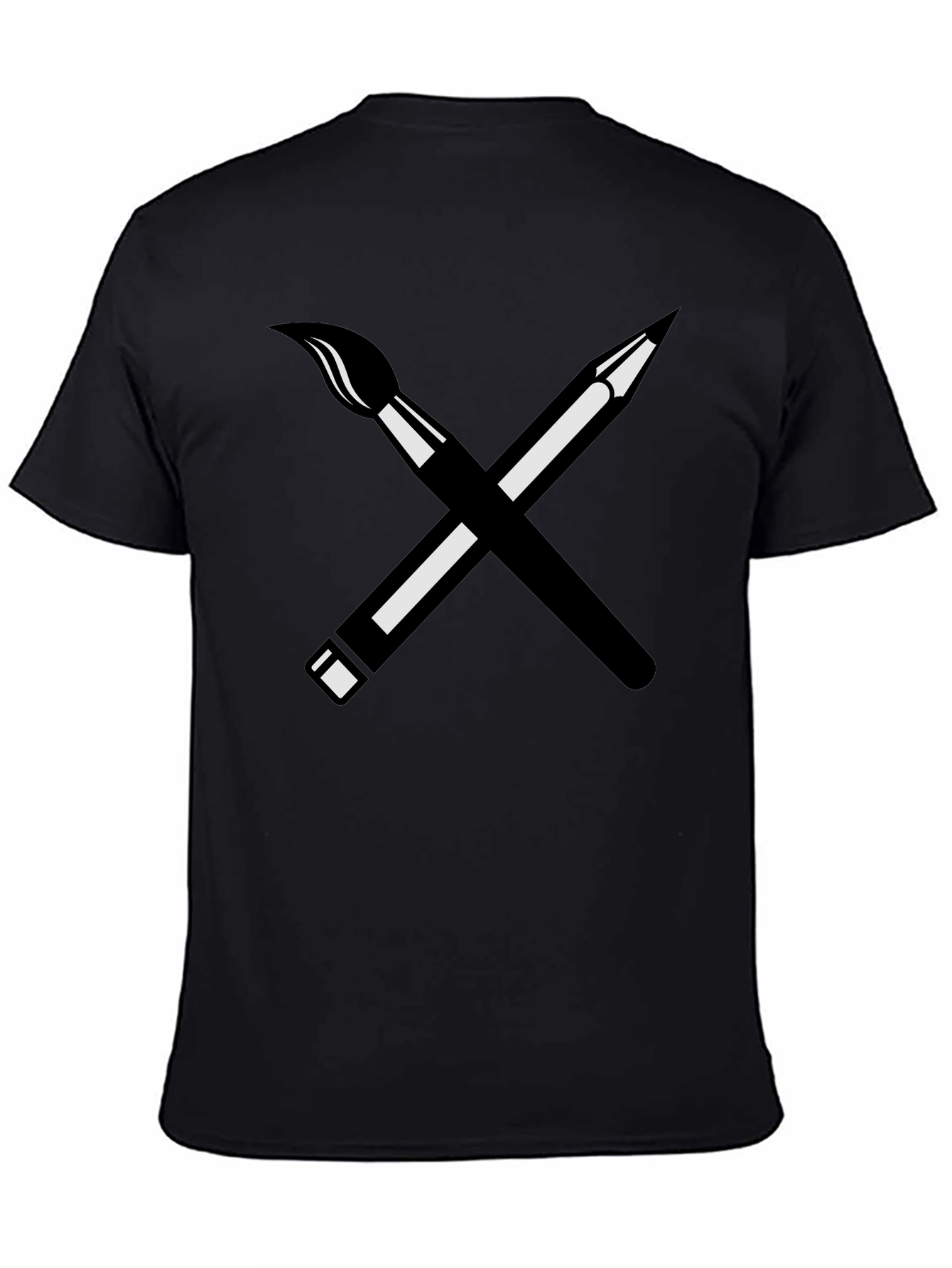 Artists Choice Tee - Brush & Pencil Graphic