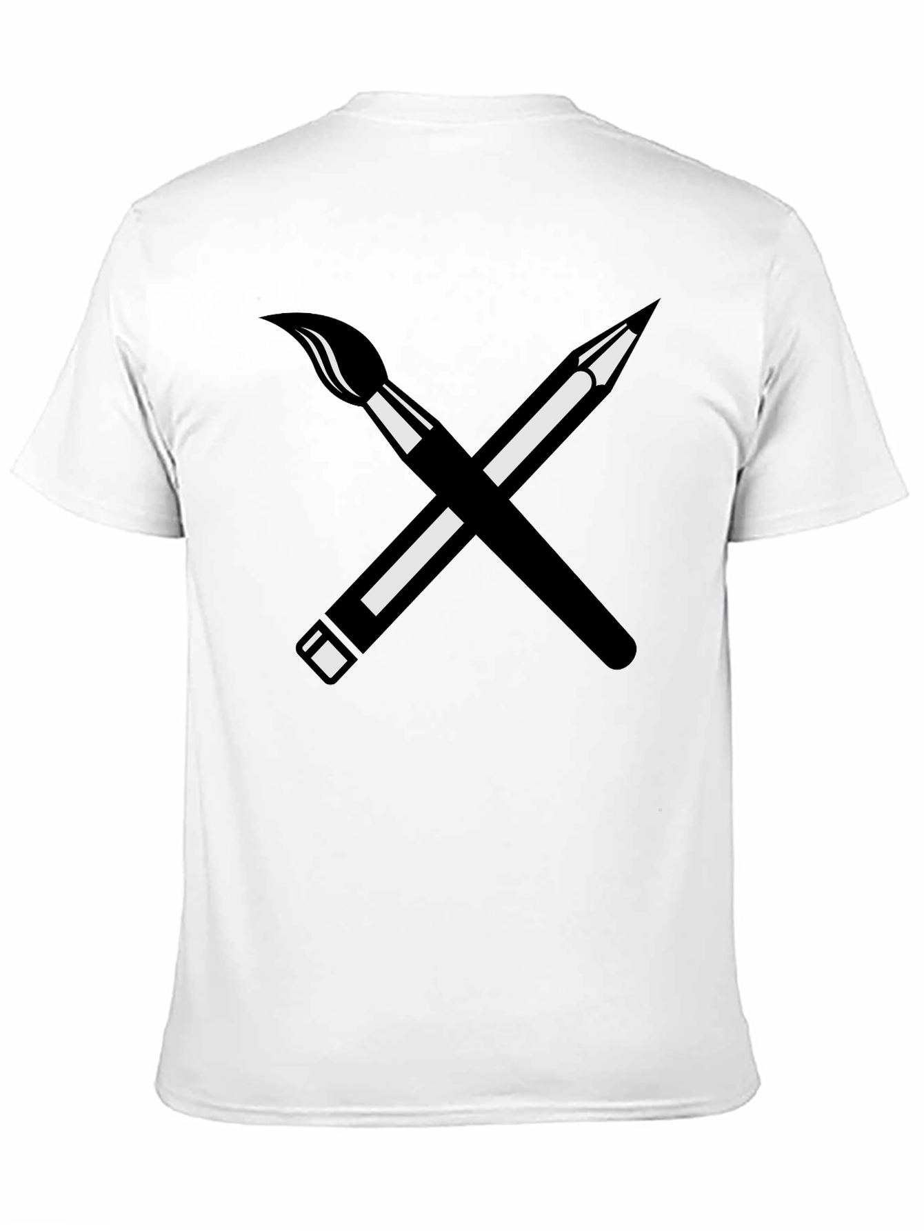 Artists Choice Tee - Brush & Pencil Graphic