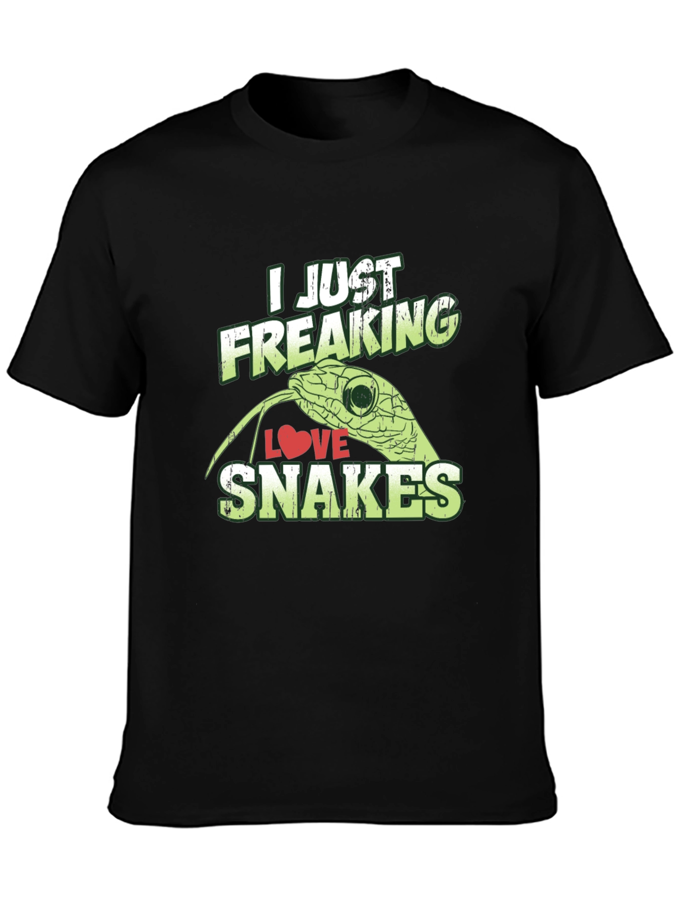 I Just Freaking Love Snakes Graphic T-Shirt