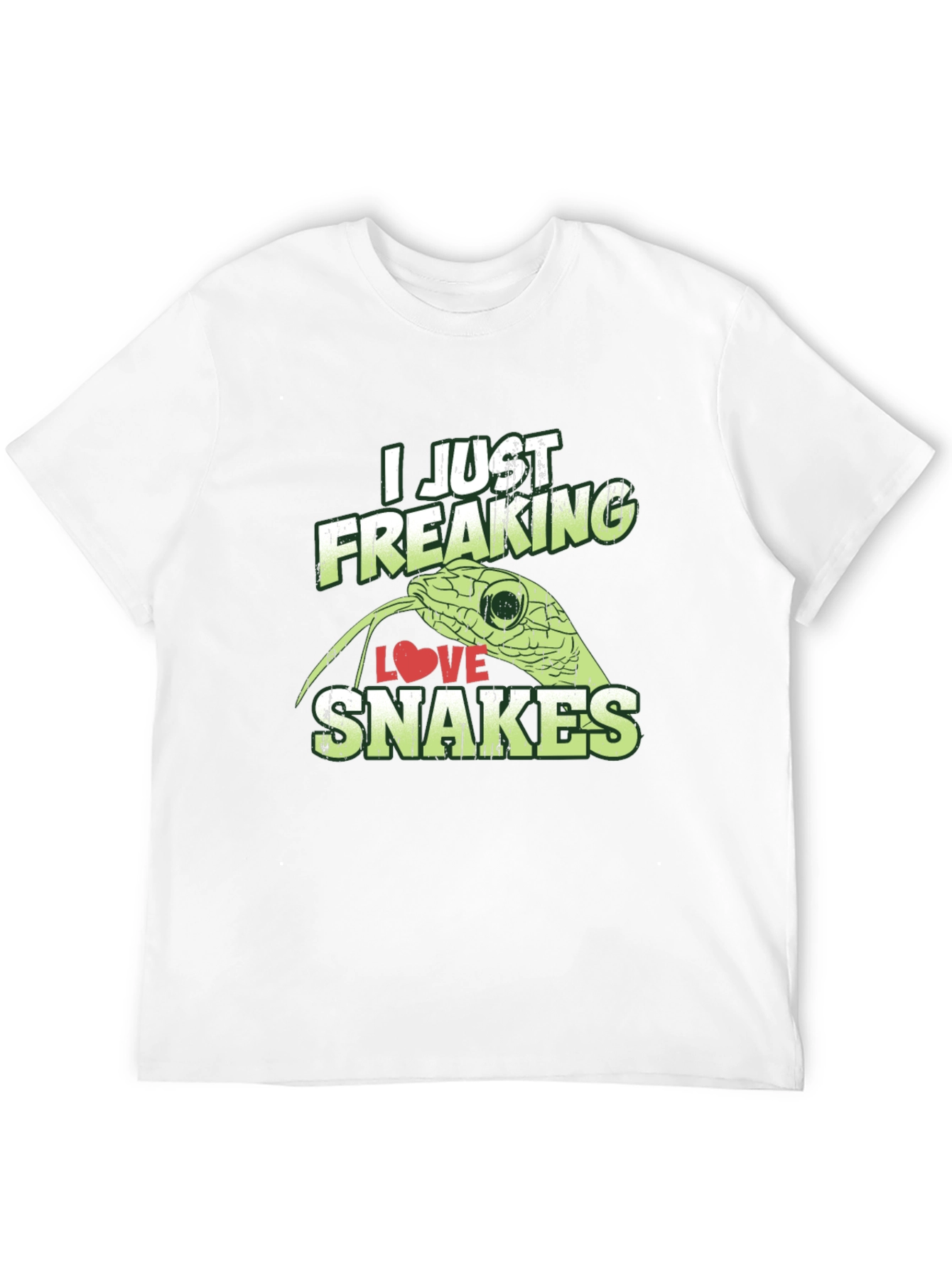 I Just Freaking Love Snakes Graphic T-Shirt