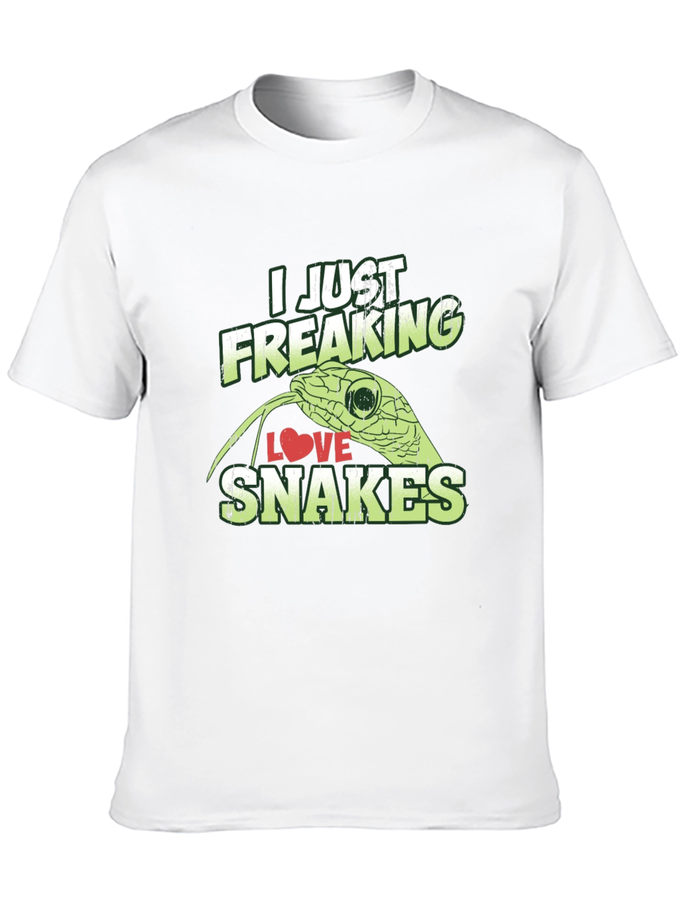 I Just Freaking Love Snakes Graphic T-Shirt