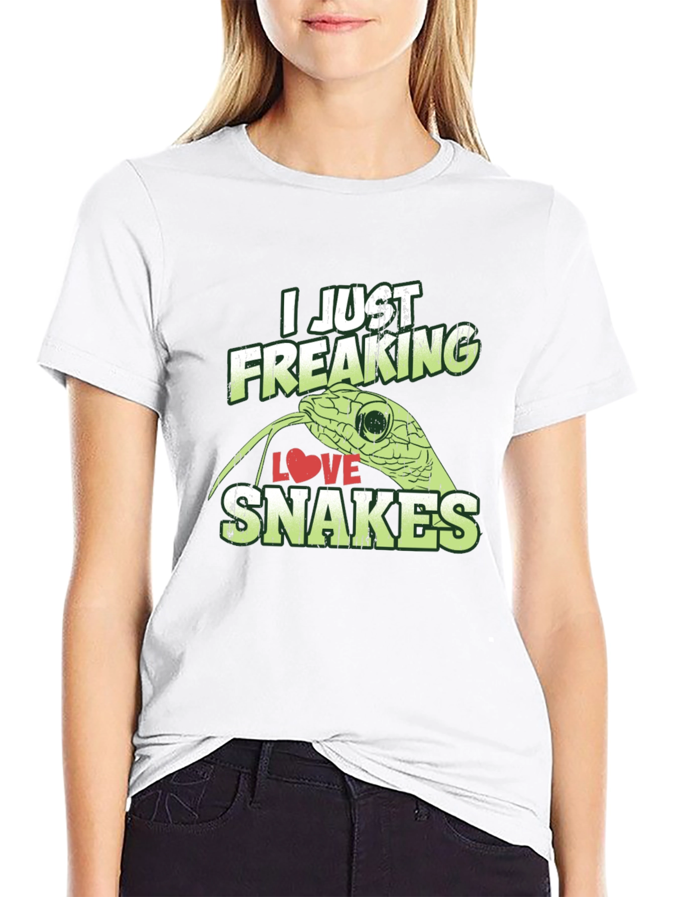 I Just Freaking Love Snakes Graphic T-Shirt