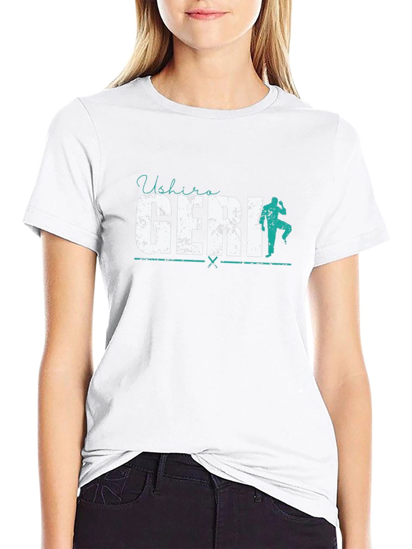 Ushiro Geri T-Shirt - Karate Kick Design