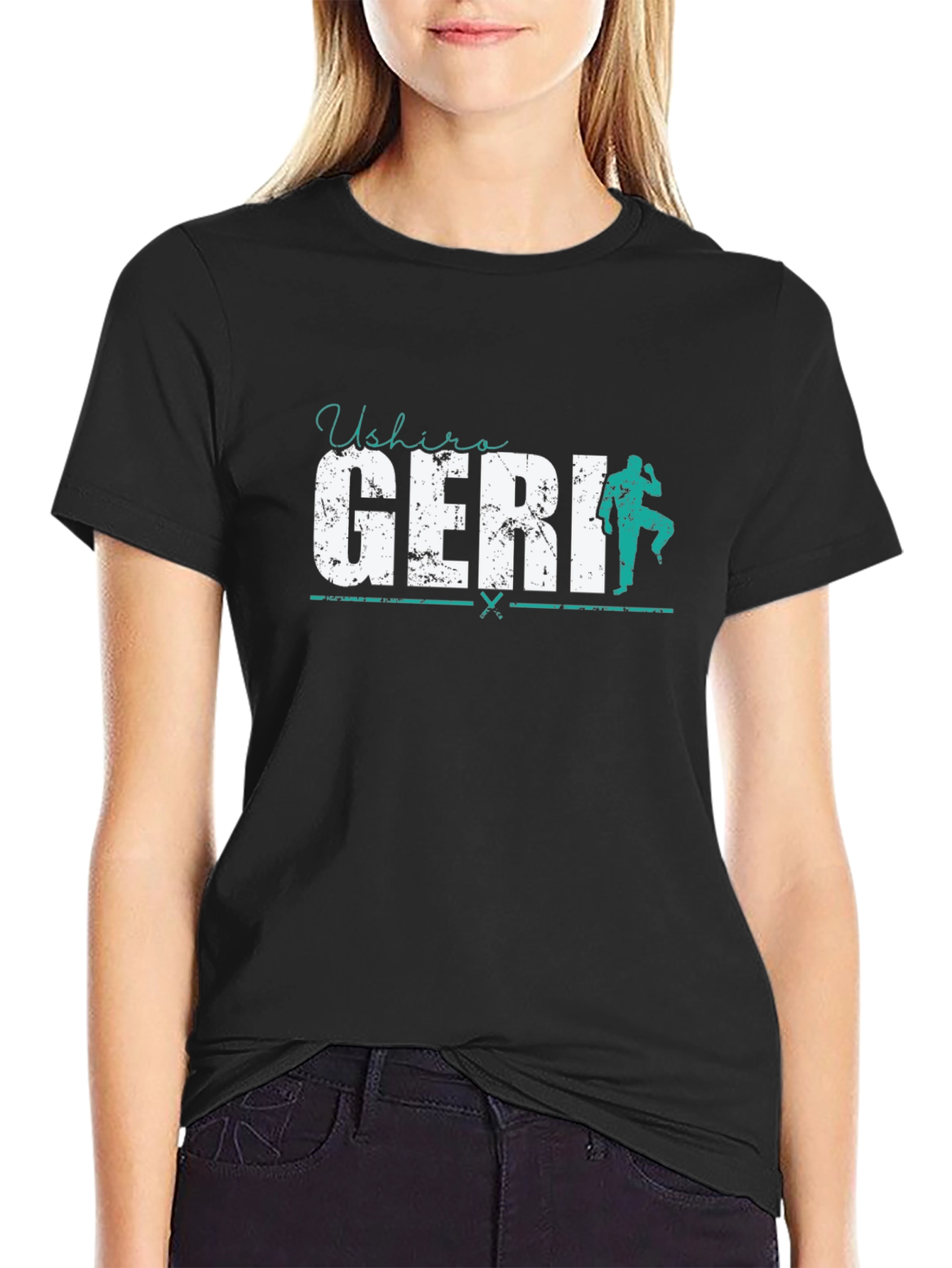 Ushiro Geri T-Shirt - Karate Kick Design