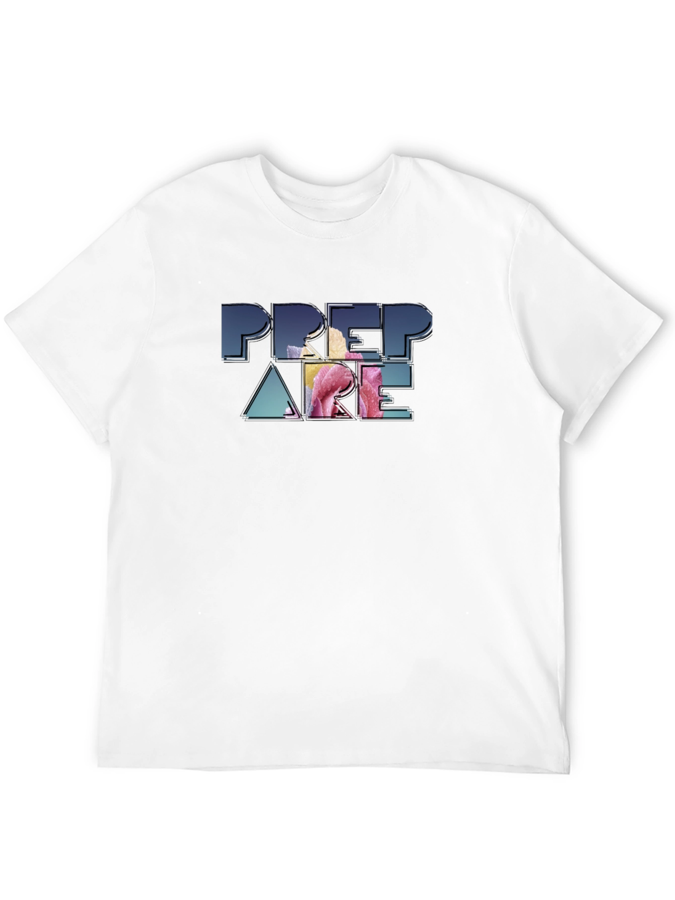 Prepare Graphic Print Crew Neck T-Shirt