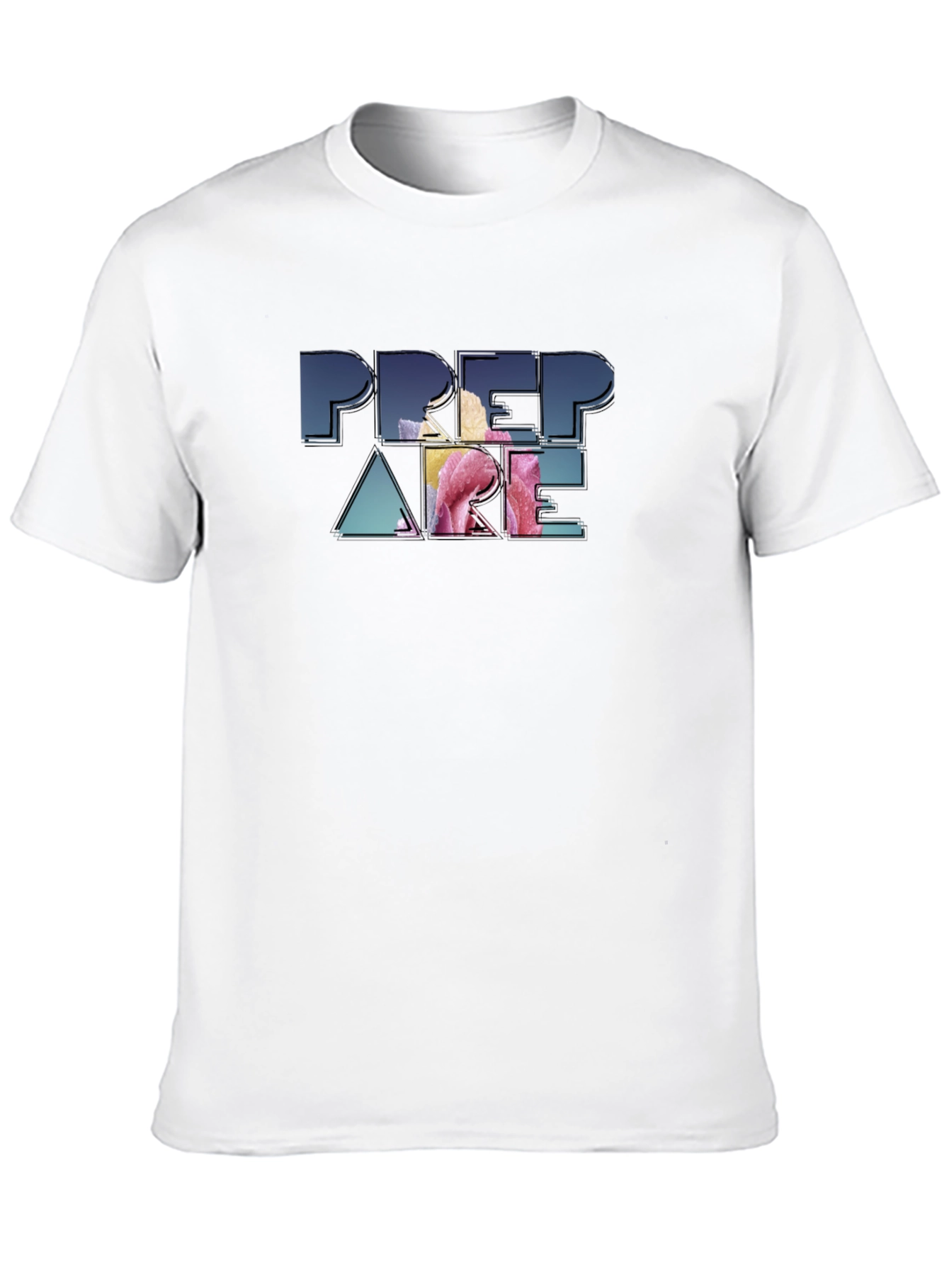 Prepare Graphic Print Crew Neck T-Shirt