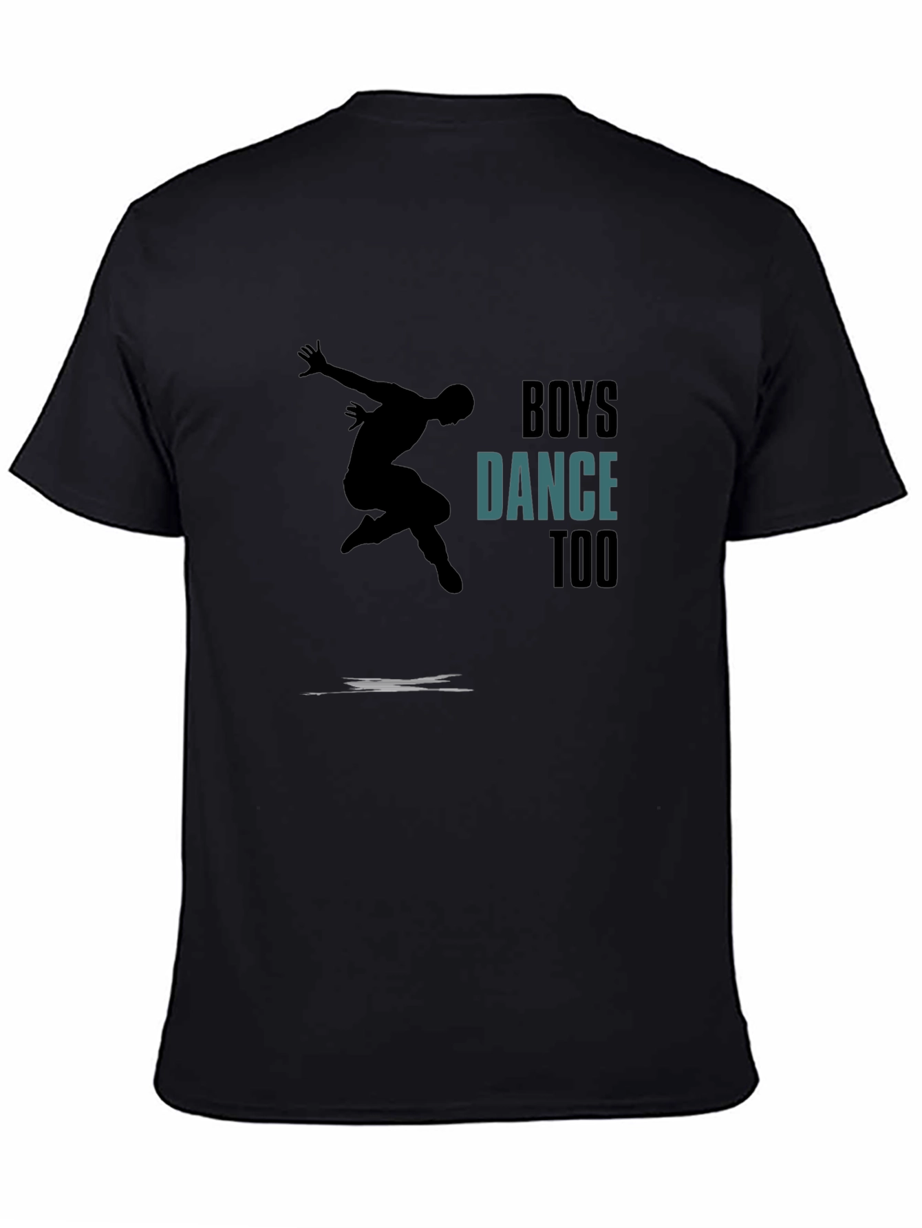 Boys Dance Too Graphic Tee - Black T-Shirt