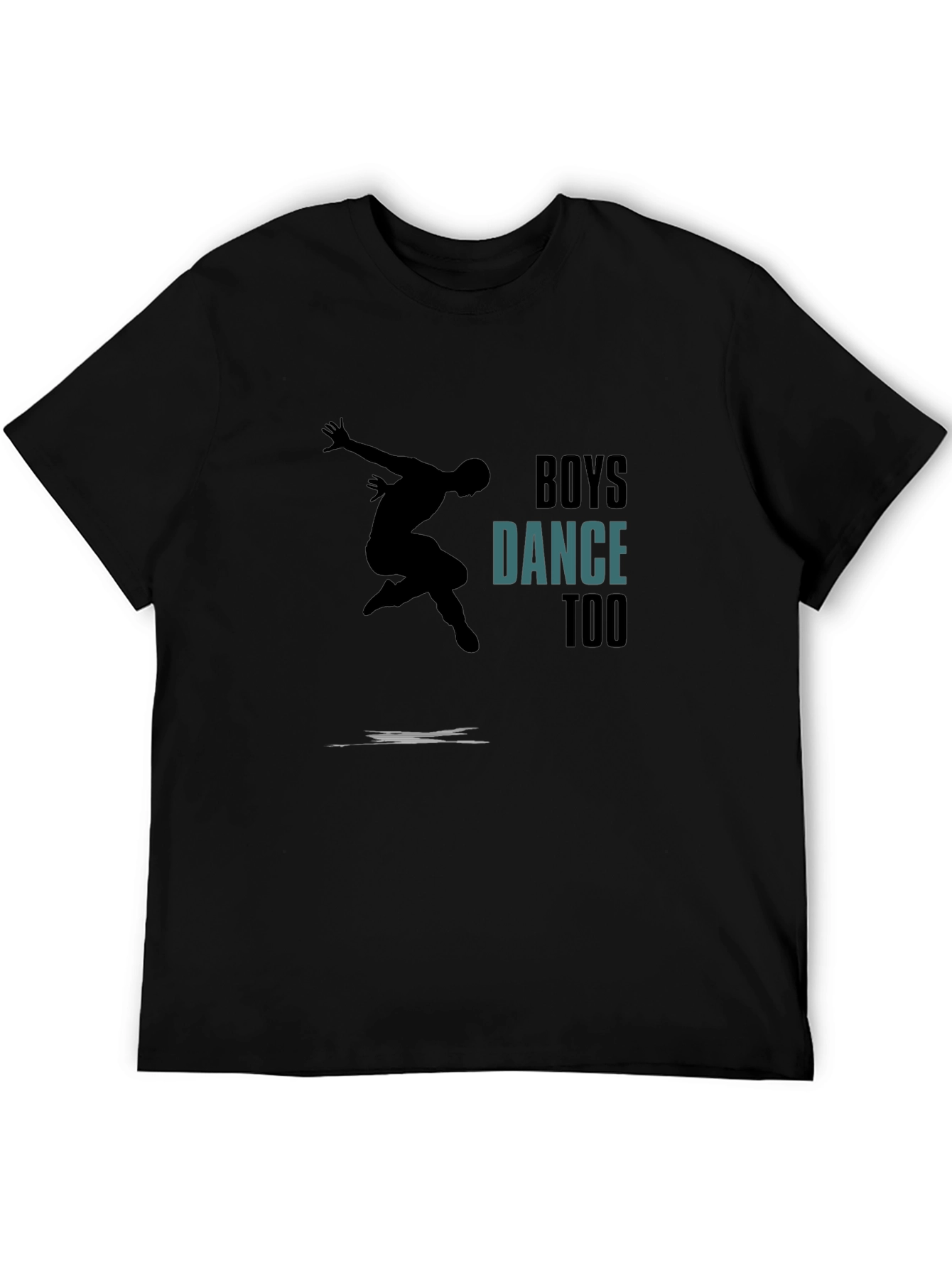 Boys Dance Too Graphic Tee - Black T-Shirt